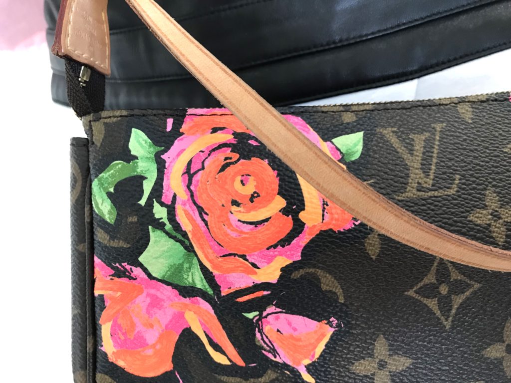 Monogram Stephen Sprouse Roses Pochette