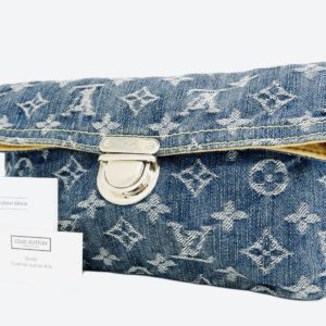 Louis Vuitton, Bags, Auth Louis Vuitton Sunshine Ombre Blue Denim