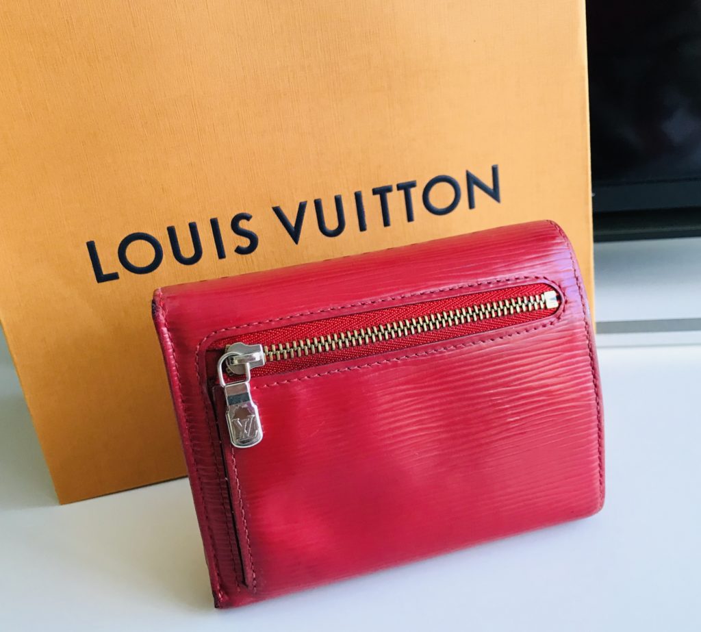 Louis Vuitton Red Epi Leather Koala Wallet