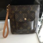 Lv sales partition wristlet