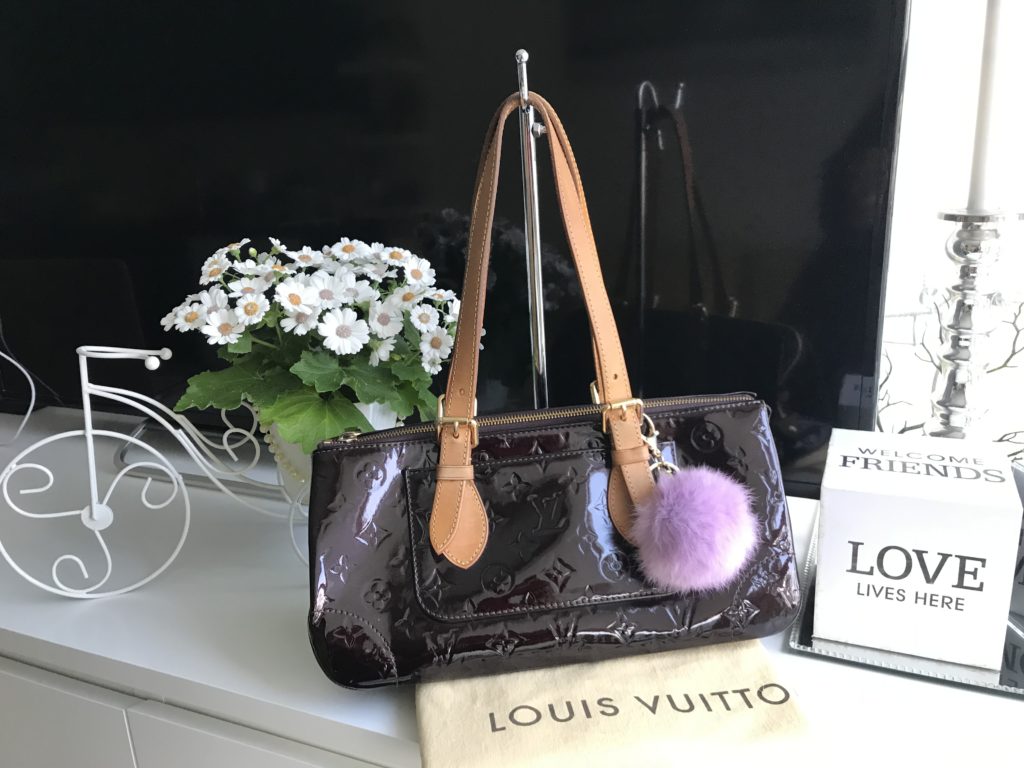 Louis Vuitton, Bags, Louis Vuitton Vernis Amarante Houston Tote