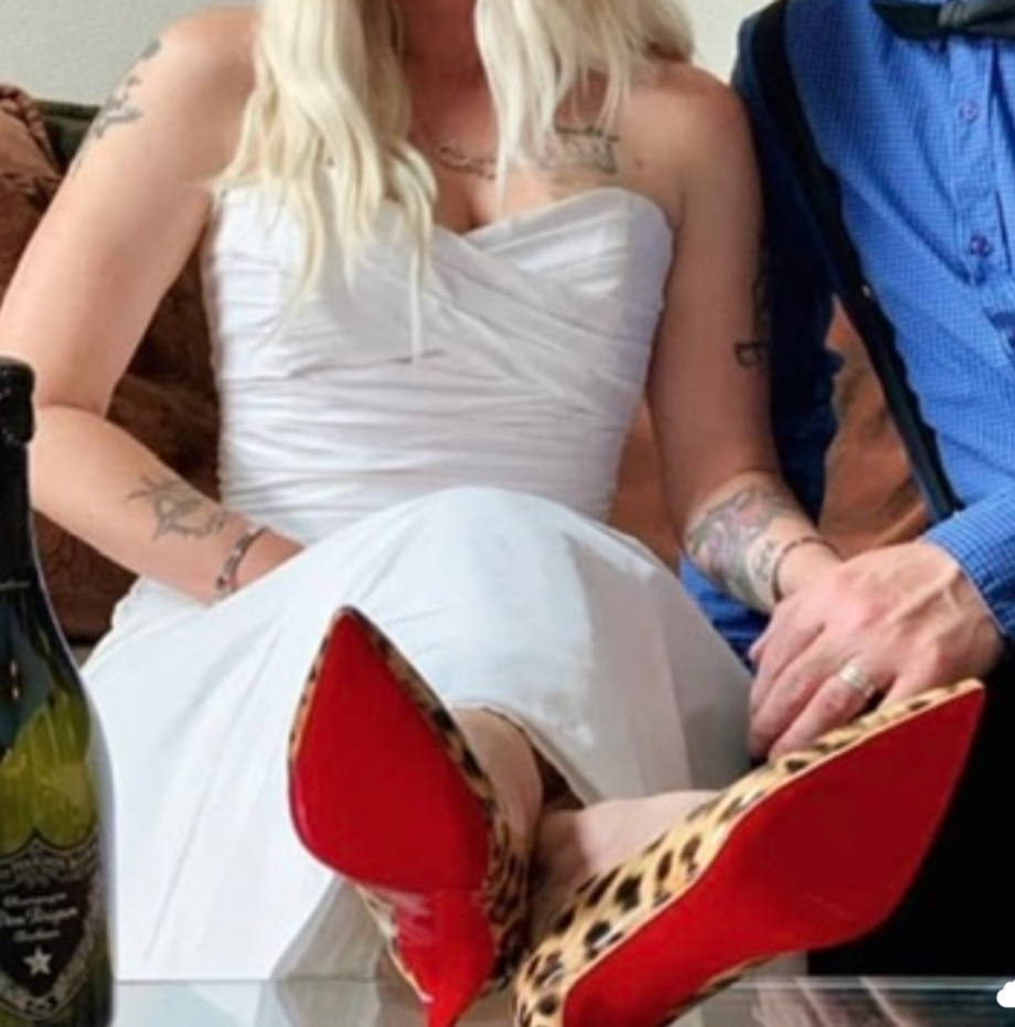 CHRISTIAN LOUBOUTIN Christian Louboutin Leopard Patent Degrade Pigalle Follies Flats