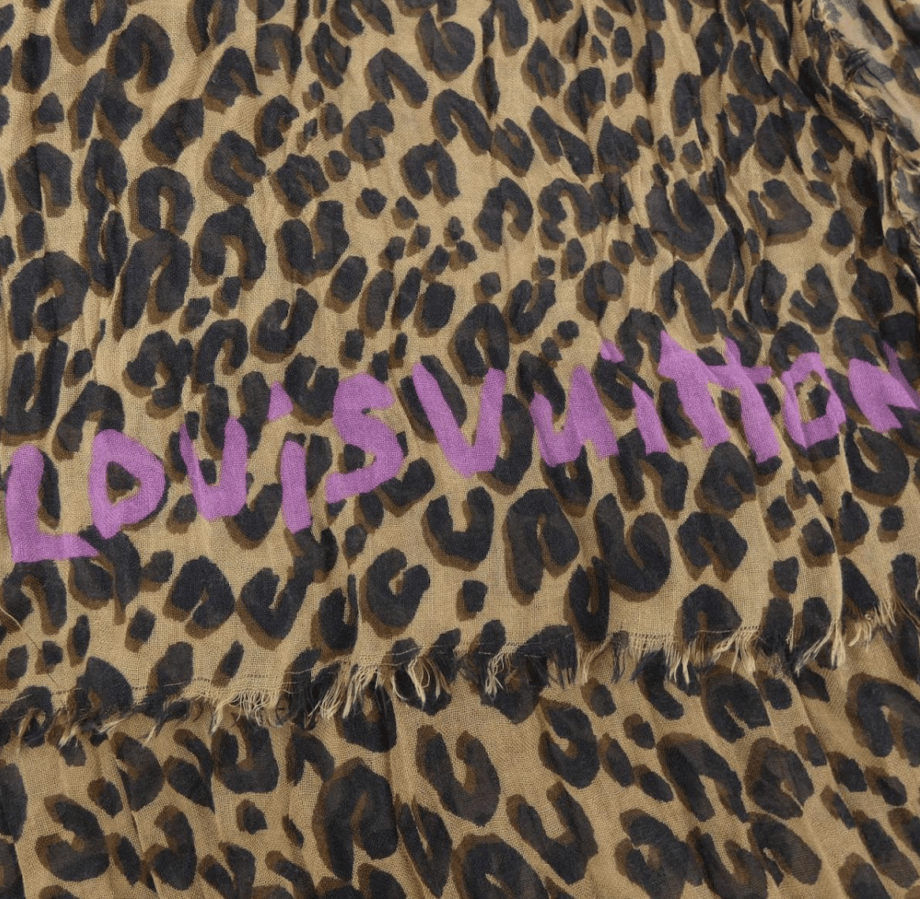 Louis Vuitton Leopard Stephen Sprouse Scarf Stole M72215