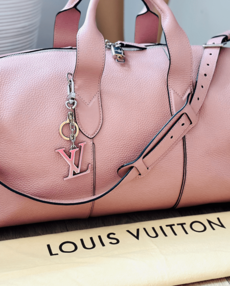 LV Louis Vuitton M50279/Astralis Boston Bag Taurillon Clemence Leather Magnolia