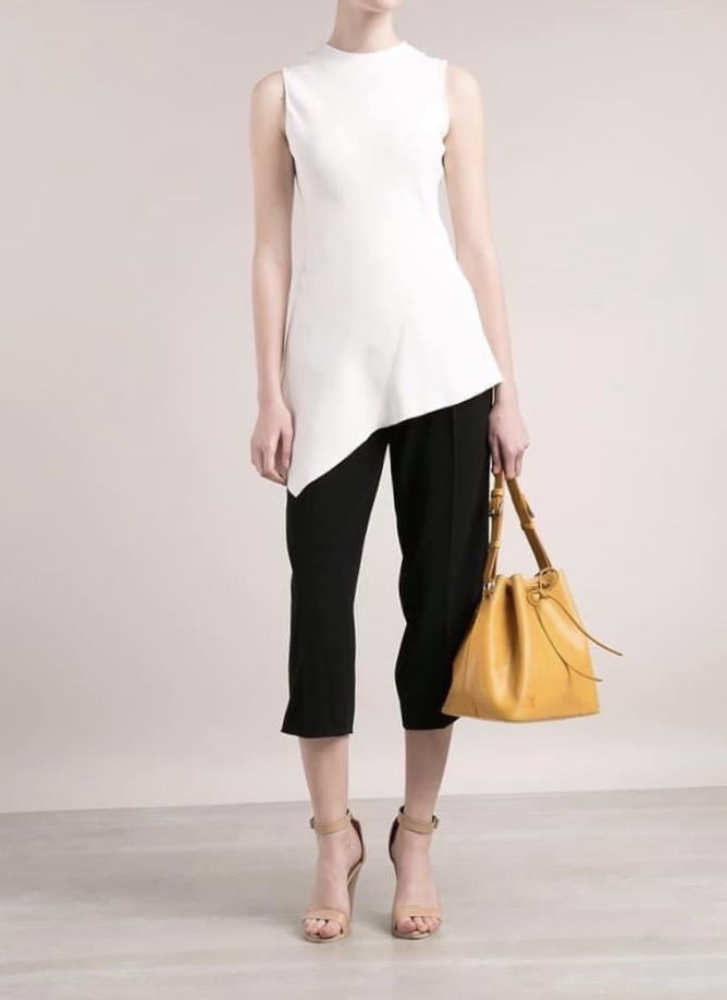 Noe Drawstring Yellow Epi Leather Handbag