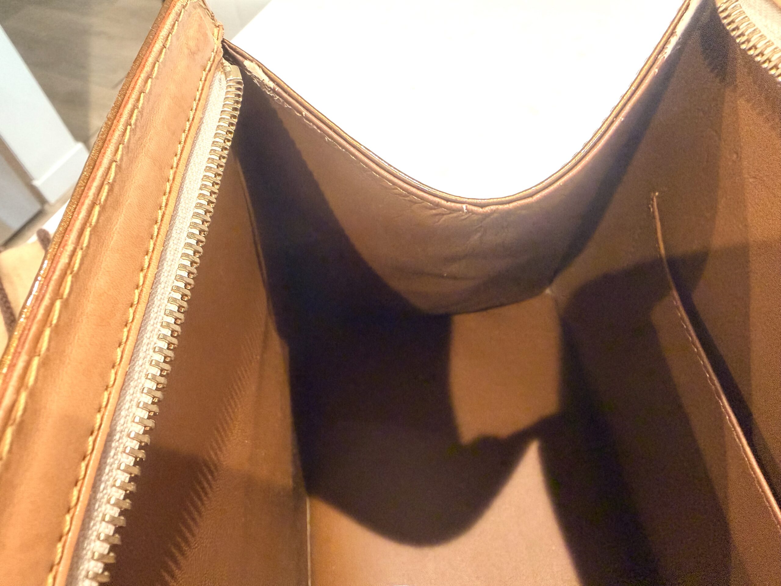 Forsyth Bronze Monogram Vernis Handbag — image 18