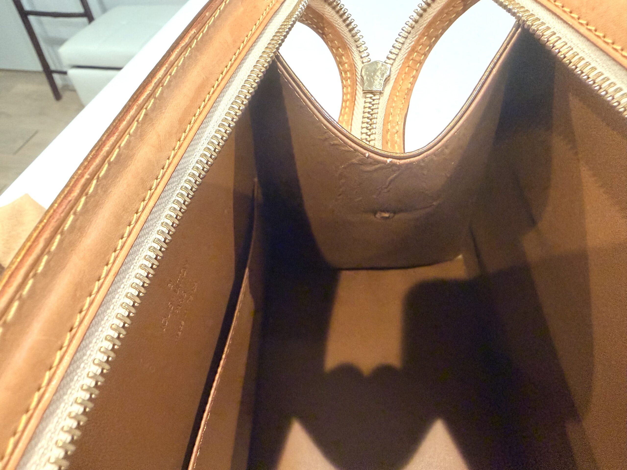 Forsyth Bronze Monogram Vernis Handbag — image 19