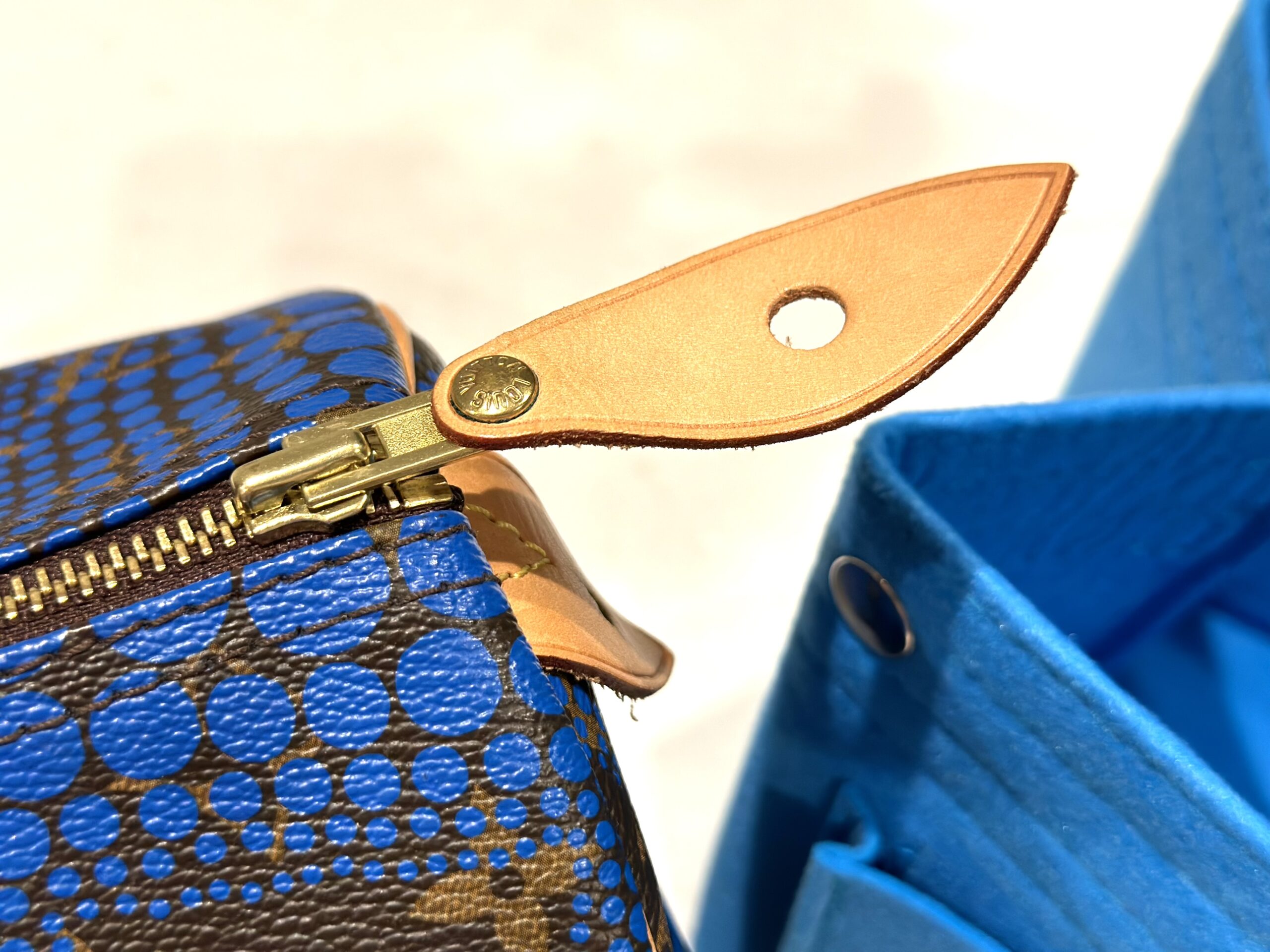 Yayoi Kusama Monogram Speedy 30 Royal Blue — image 4