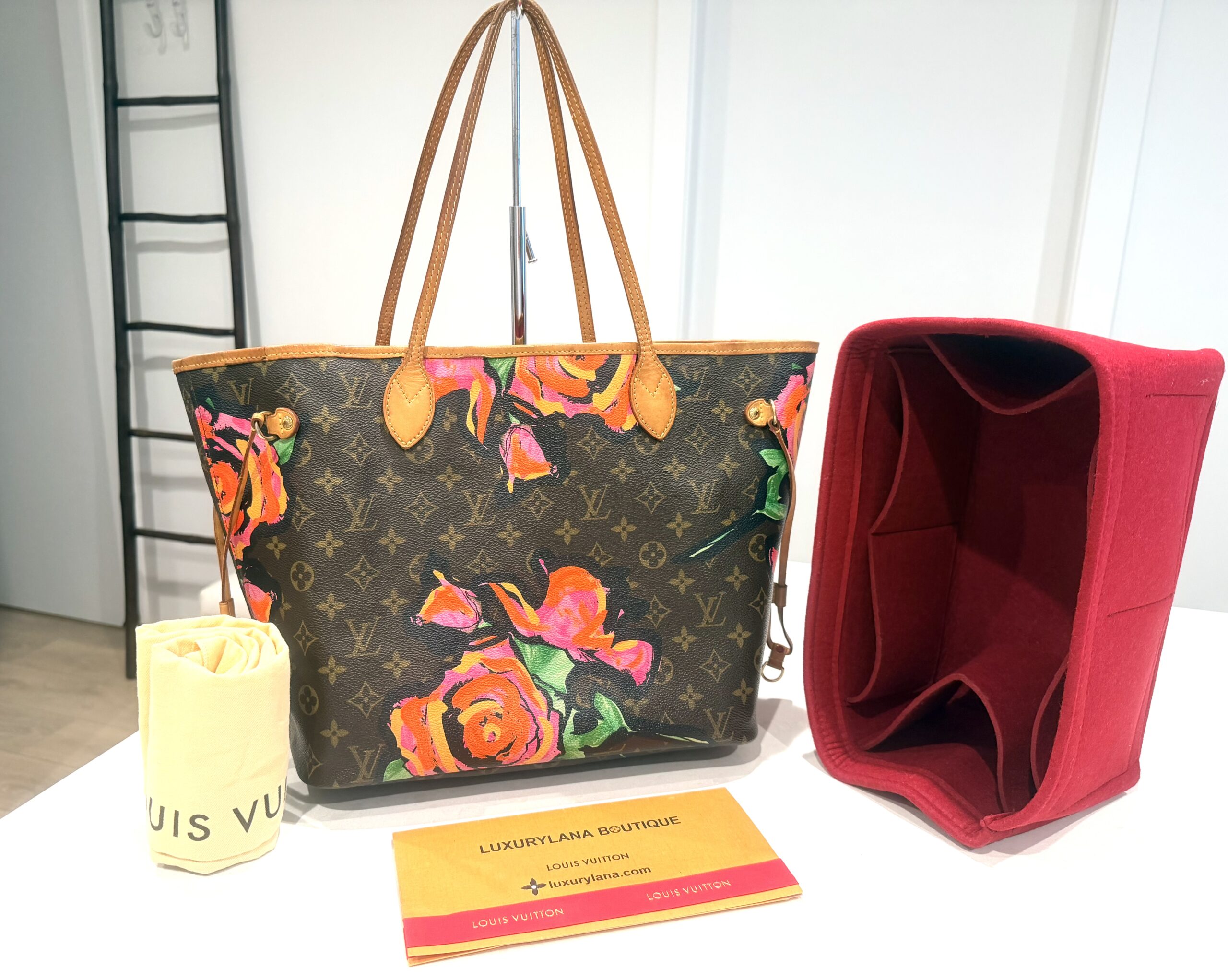 Monogram Stephen Sprouse Roses Neverfull MM — image 2