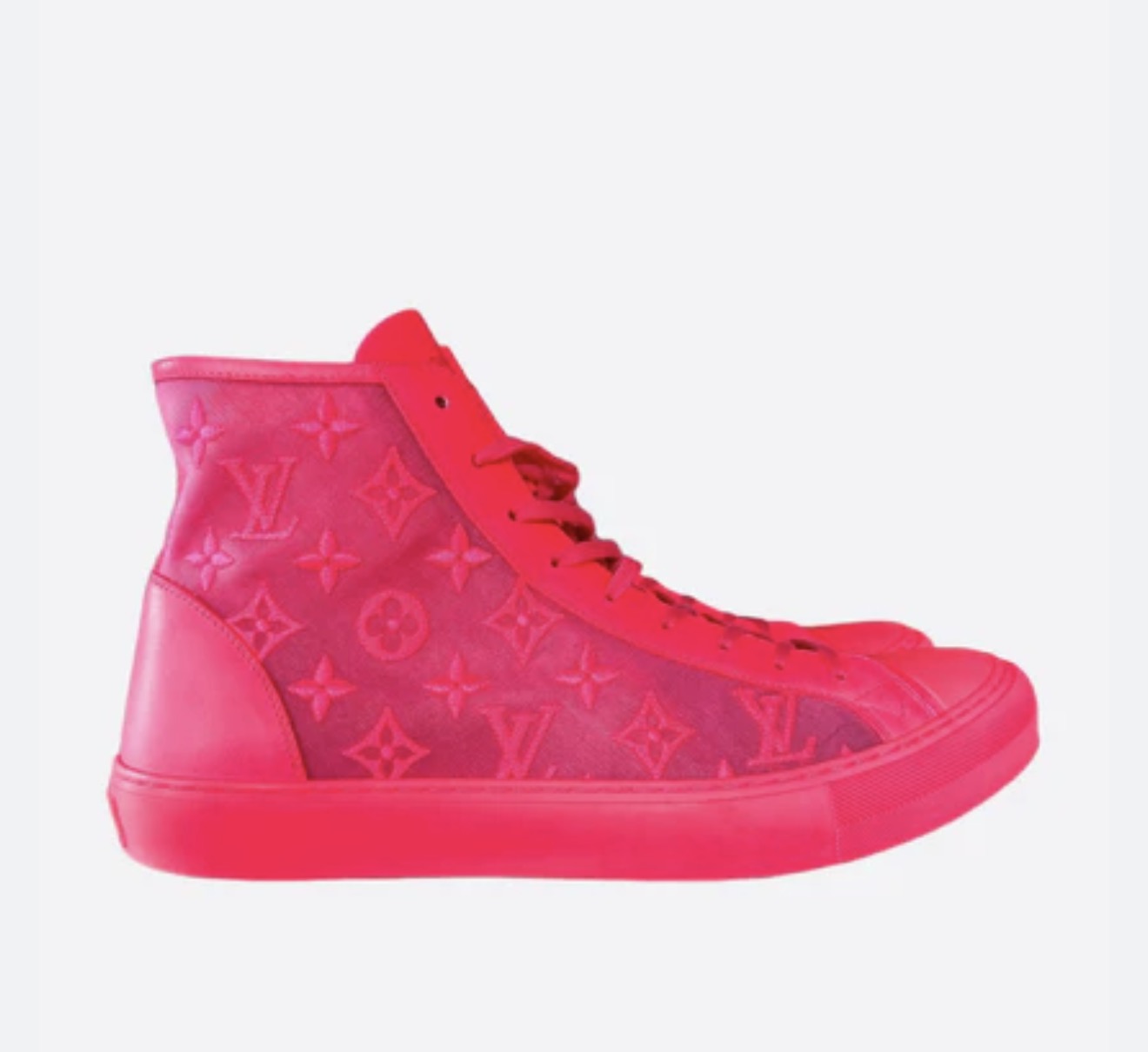 Pink Monogram Tattoo Line Mesh Sneakers — image 5