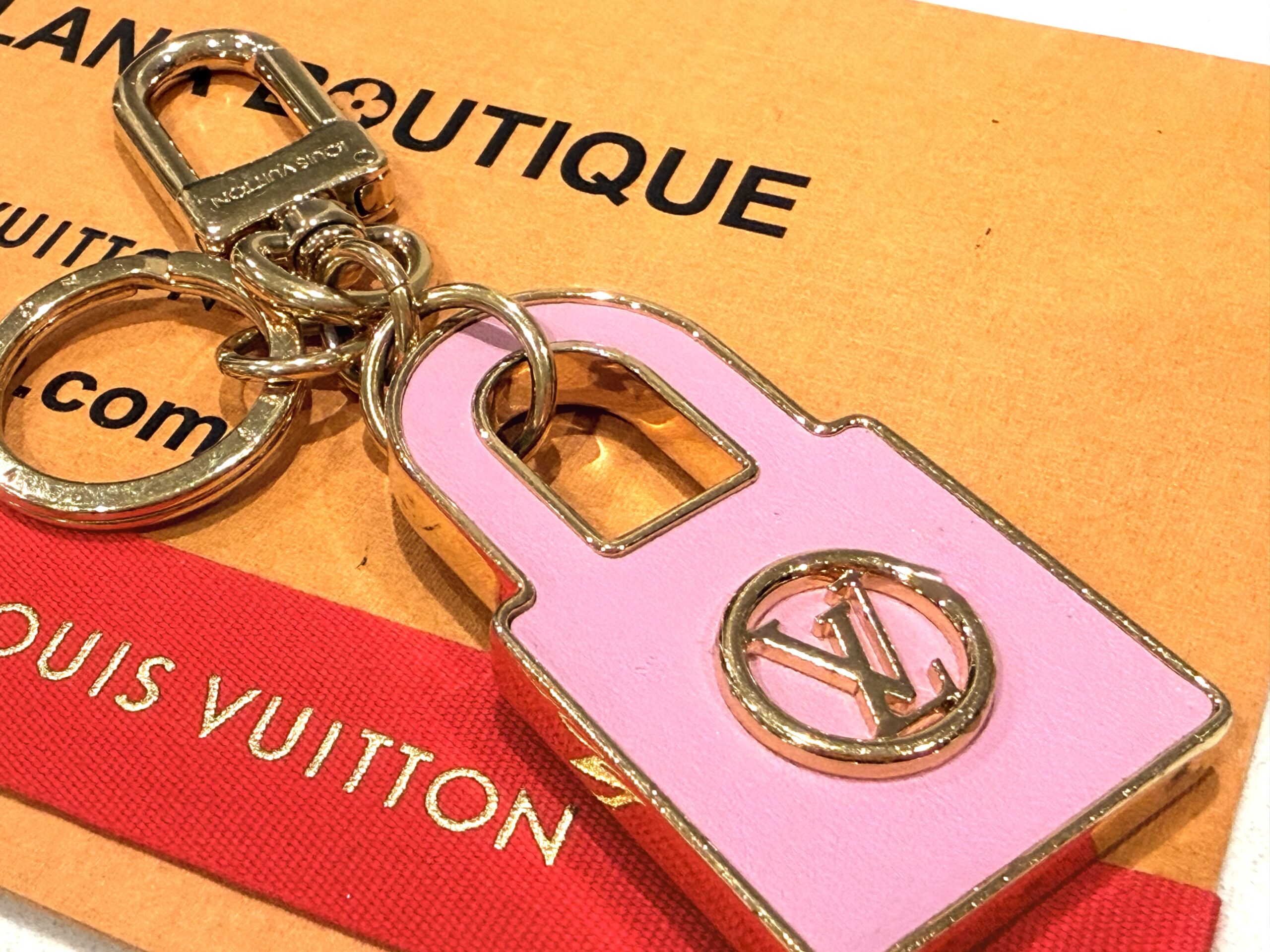 Portocle Lively Blue Pink Gold Hardware Bag Charm/Keychain — image 7