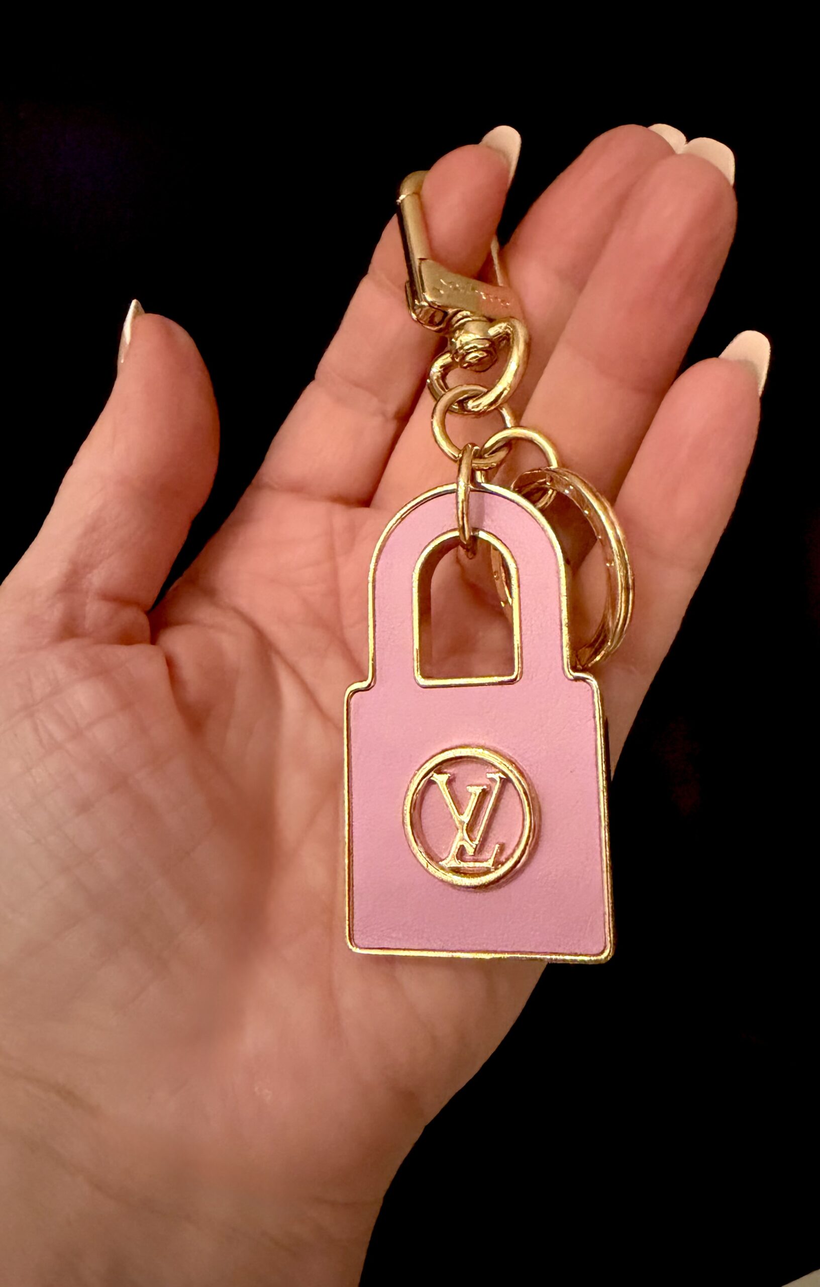 Portocle Lively Blue Pink Gold Hardware Bag Charm/Keychain — image 8