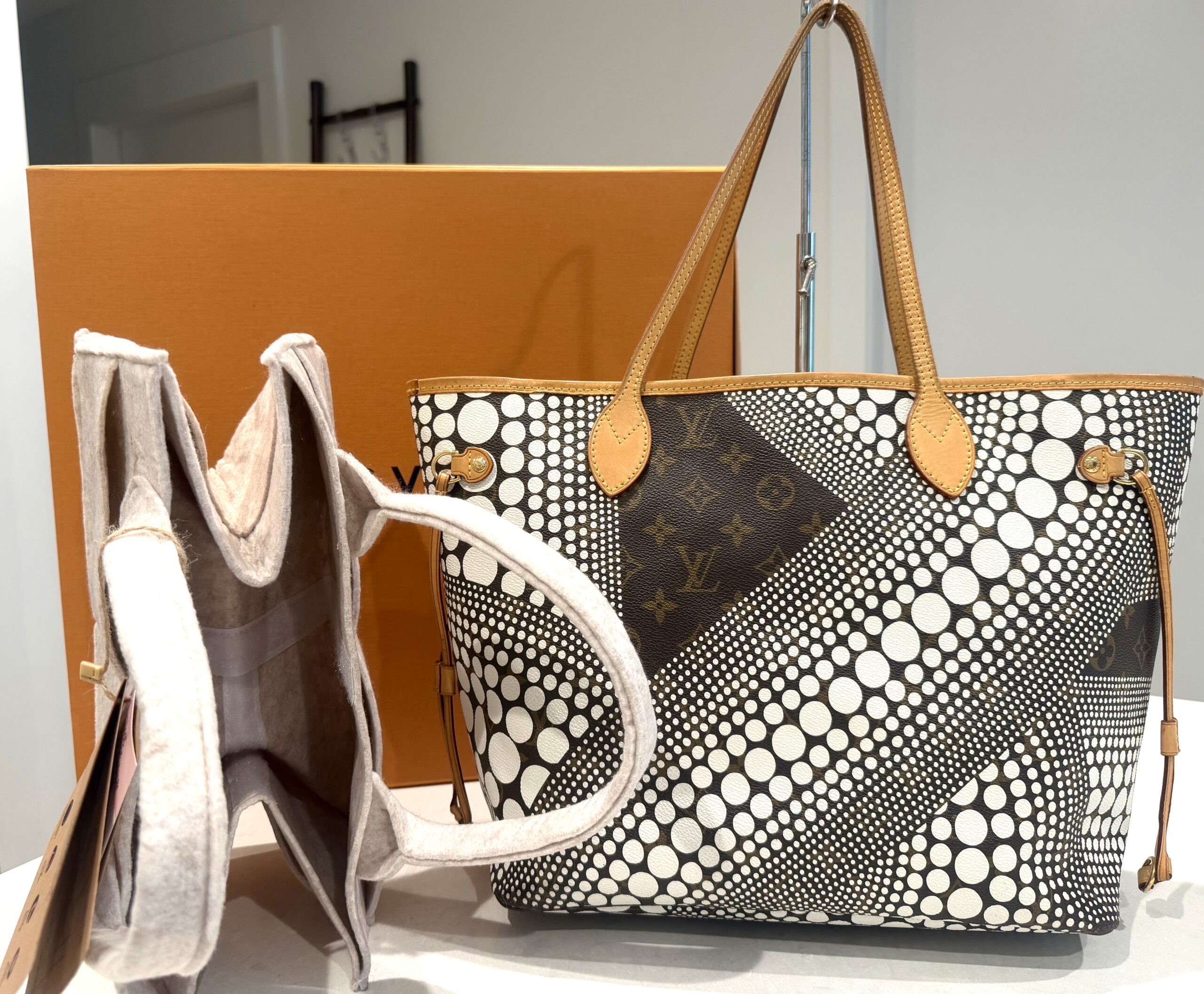 Limited Edition Yayoi Kusama White Dots Monogram Neverfull MM — image 4