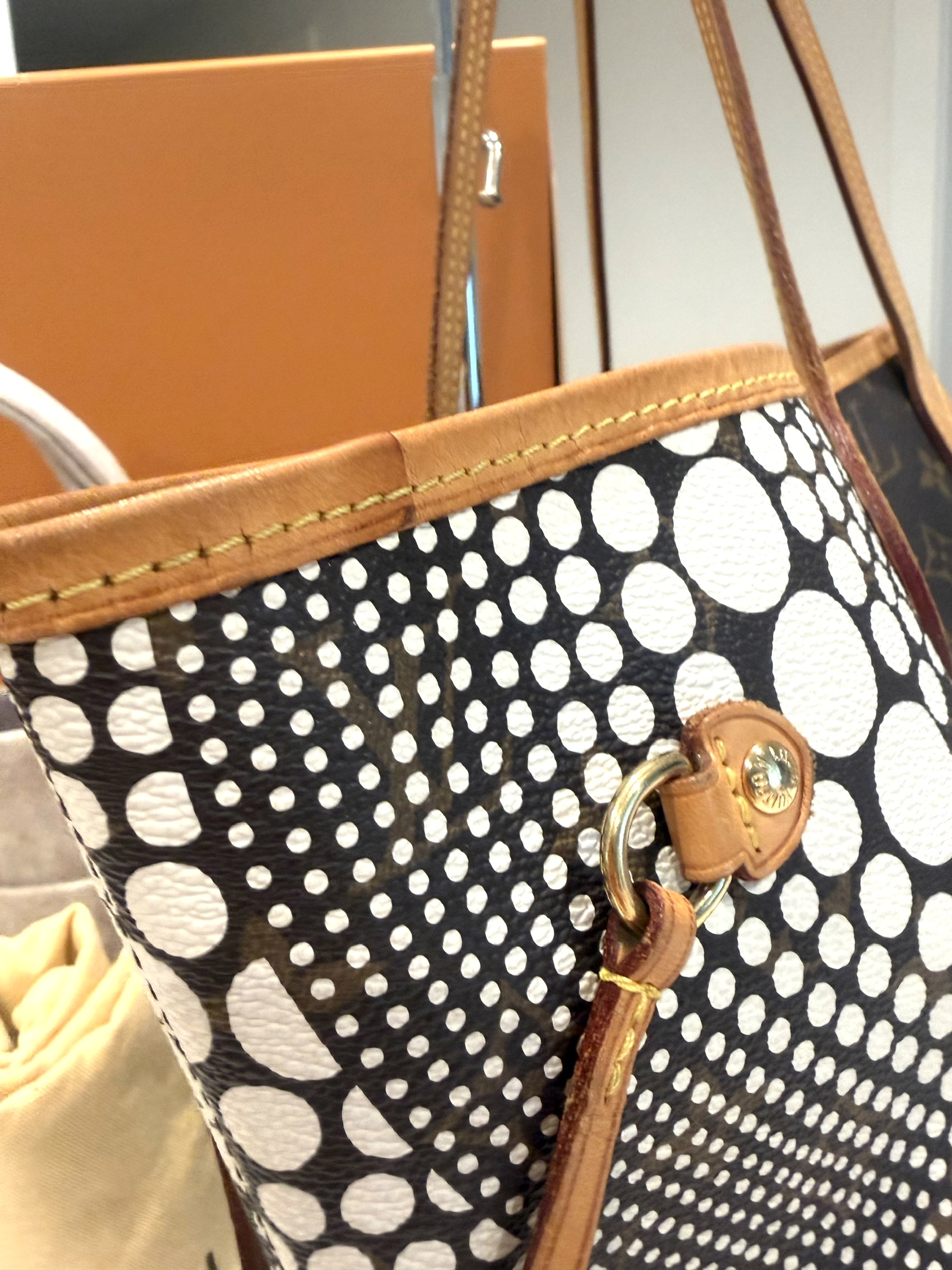 Limited Edition Yayoi Kusama White Dots Monogram Neverfull MM — image 10