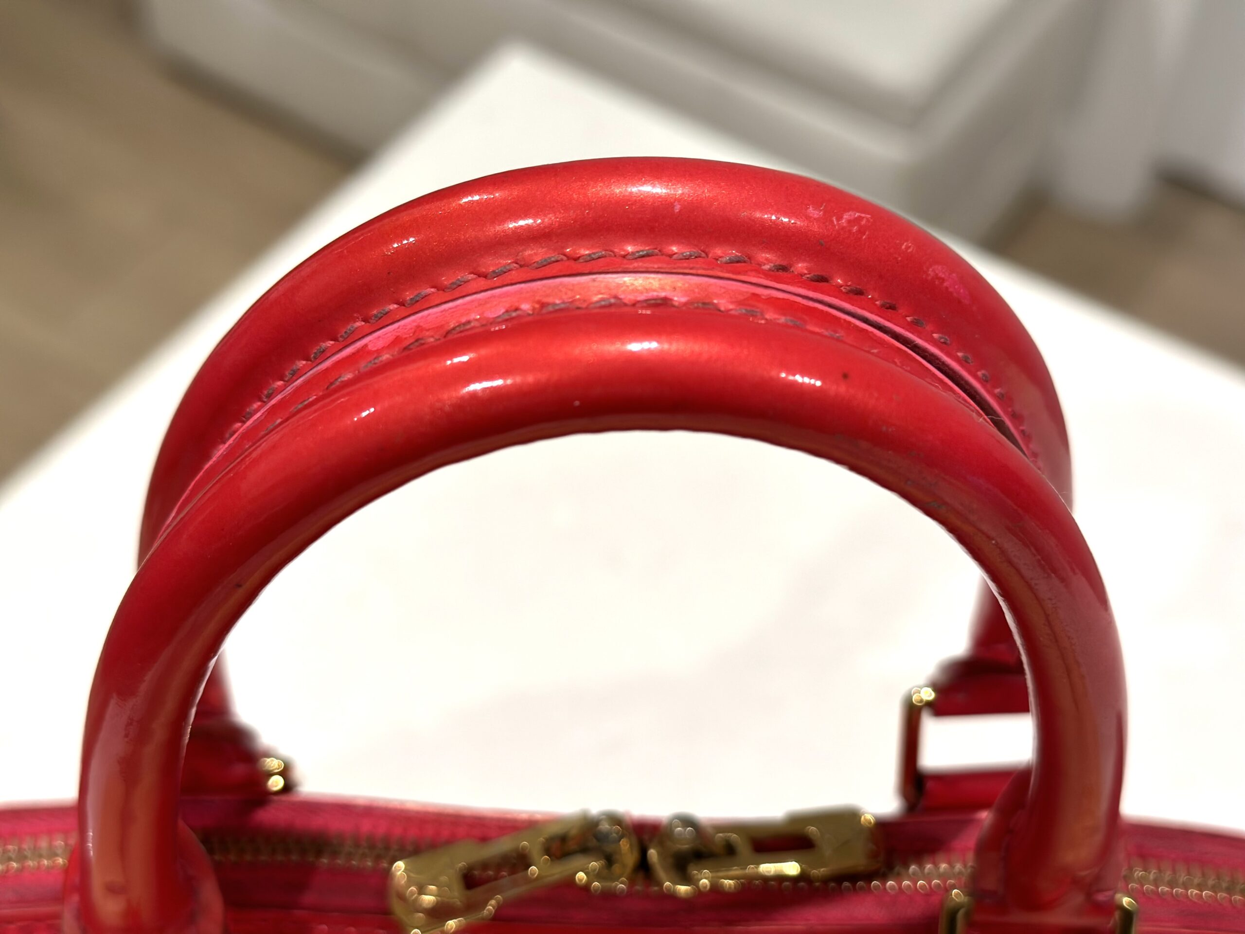 Monogram Alma GM Vernis Rose Grenadine — image 8
