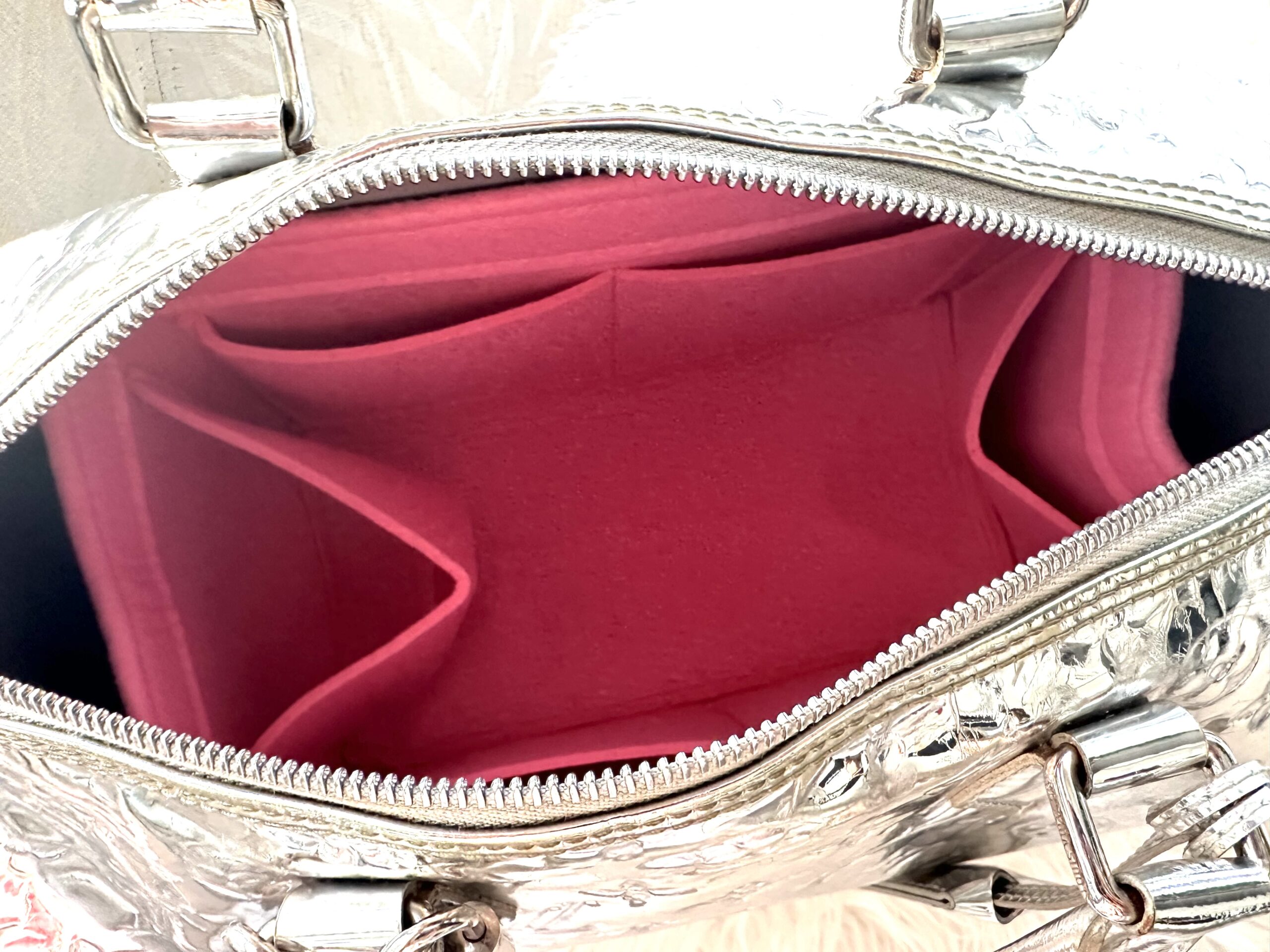 Miroir Monogram Silver Speedy 30 Handbag — image 24