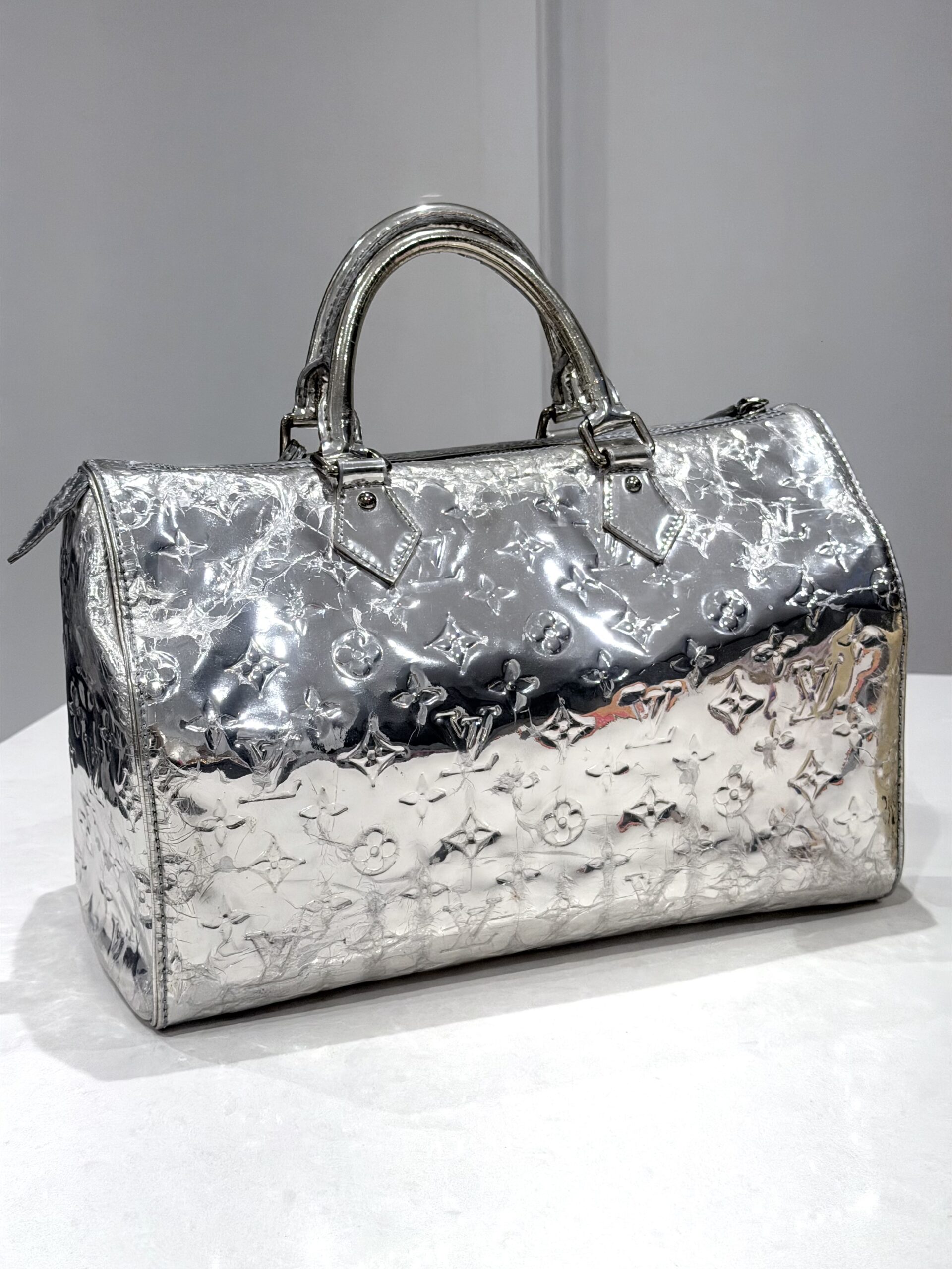 Miroir Monogram Silver Speedy 30 Handbag — image 4