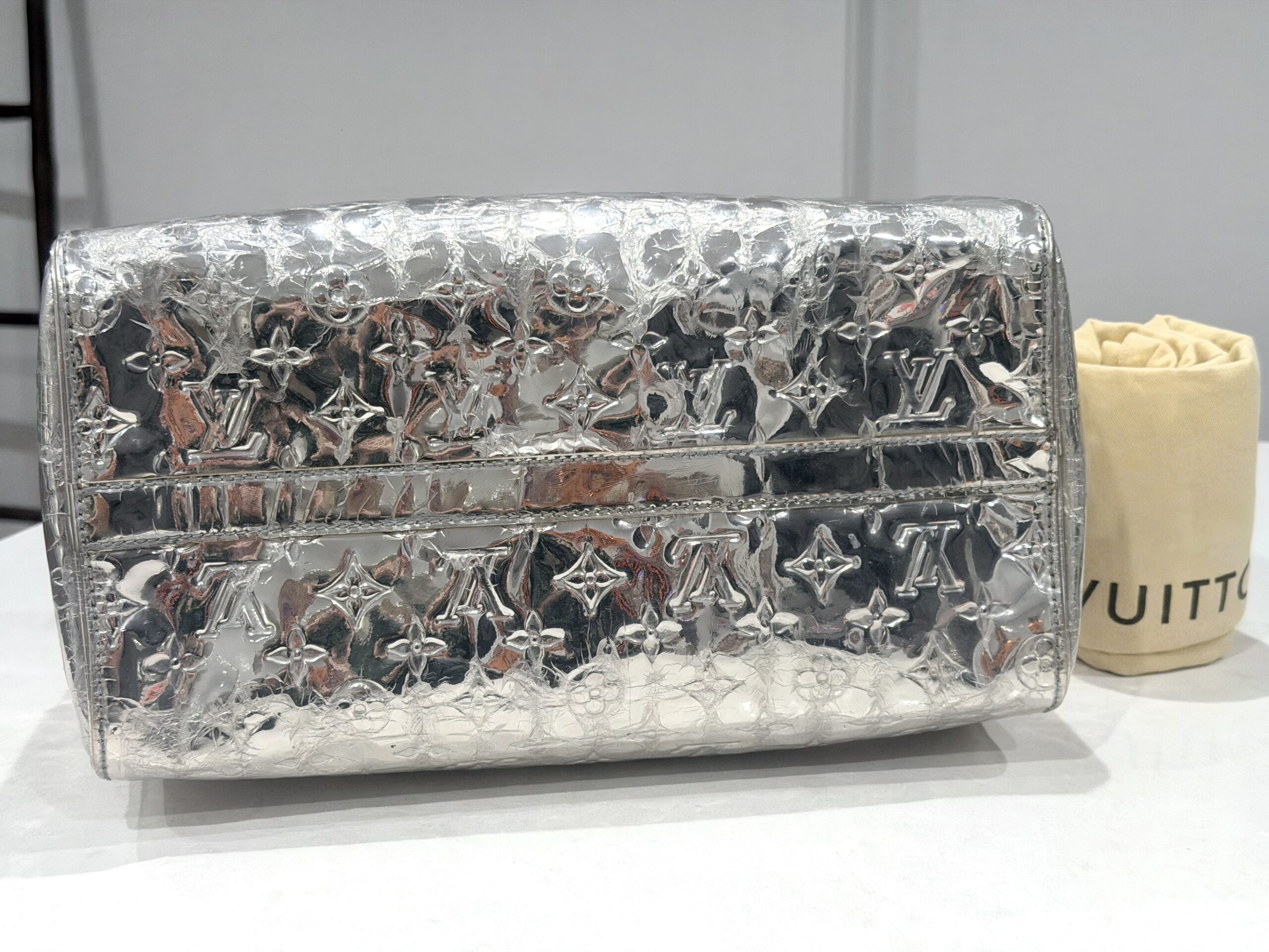 Miroir Monogram Silver Speedy 30 Handbag — image 13