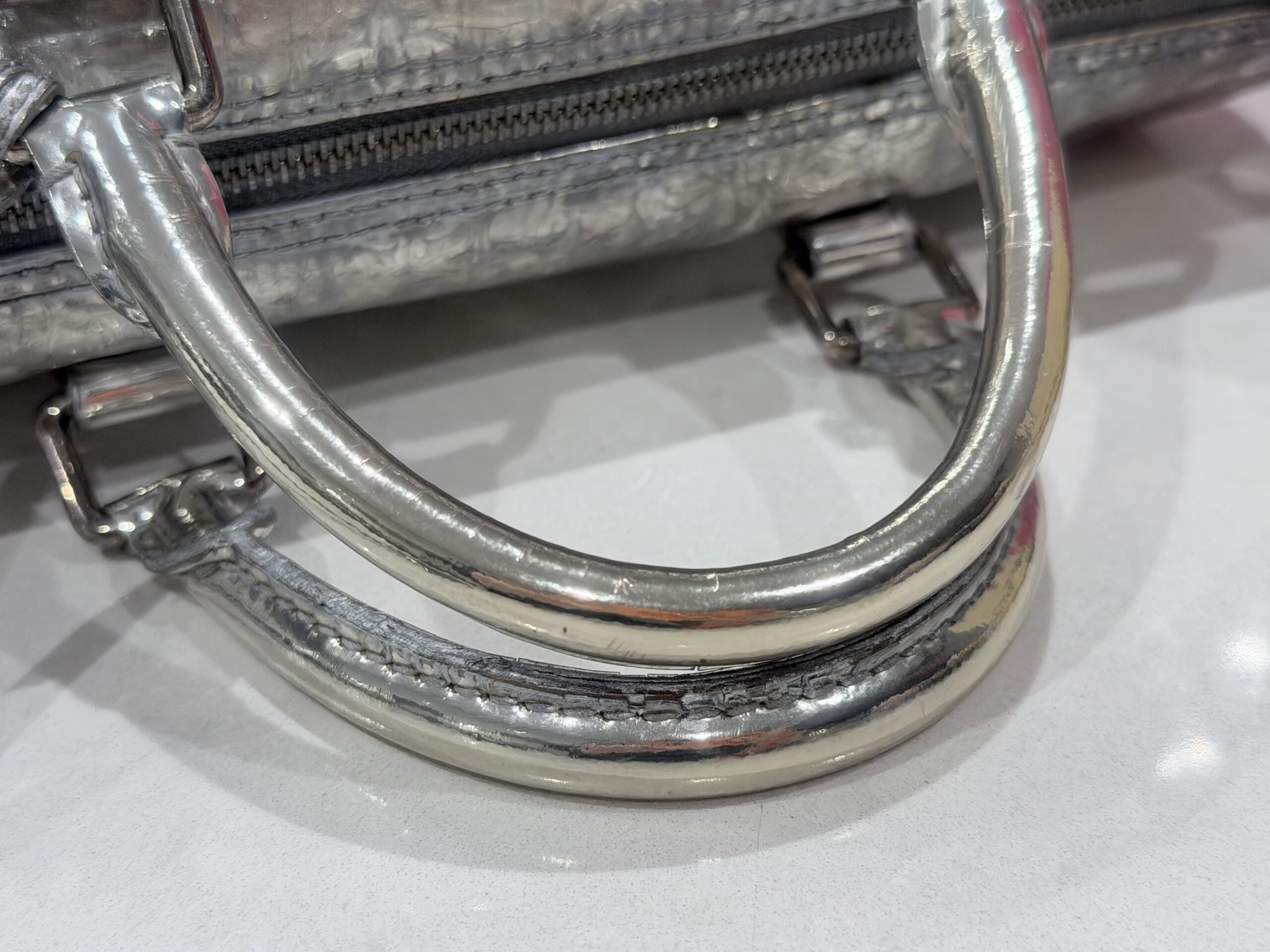 Miroir Monogram Silver Speedy 30 Handbag — image 11