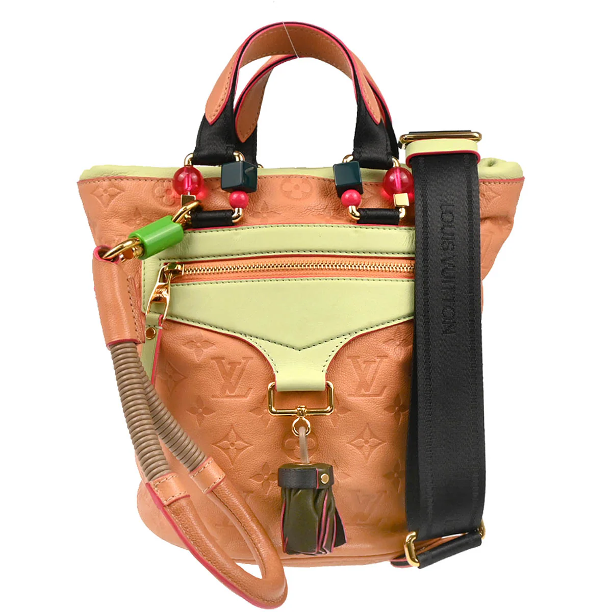 Absolutely Rare 3-Way Empreinte Leather Monogram Underground Duffle Bag Collection of 2010 — image 7
