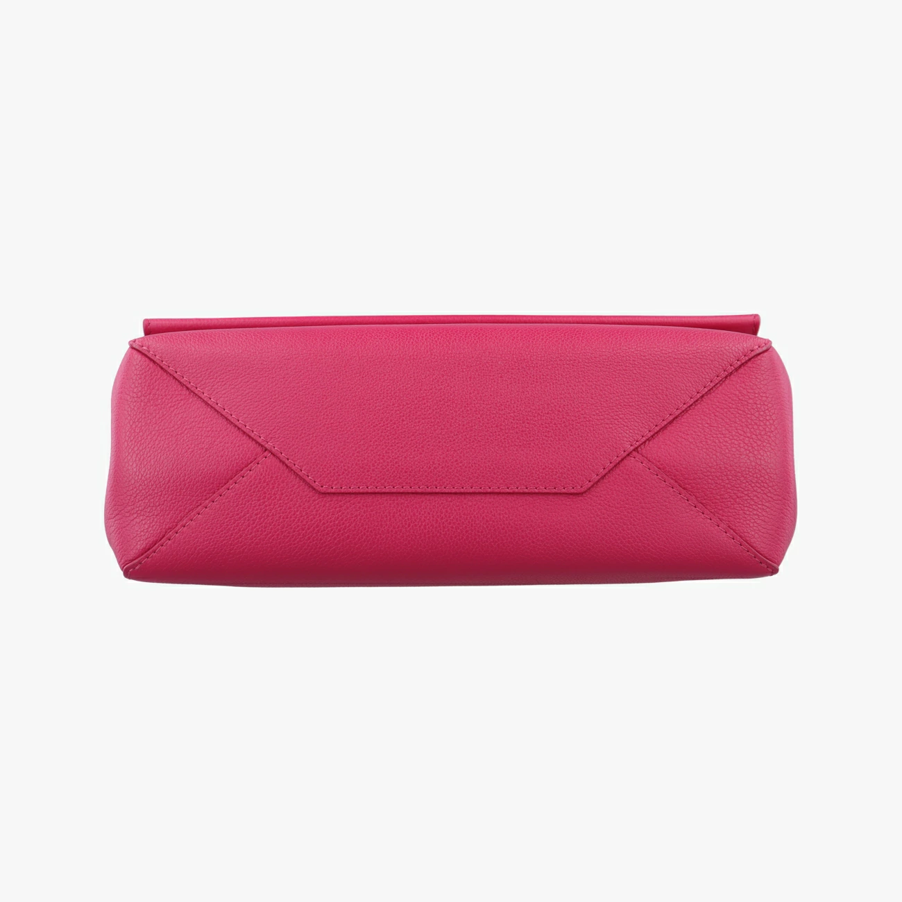 Fuchsia-Pink Dahlia Calfskin Leather LockMe 2 Top Handle — image 10