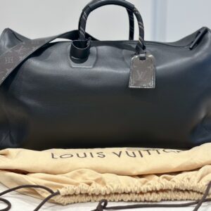 Boston Black Infinity Leather Keepall Bandouliere 50 — image 13