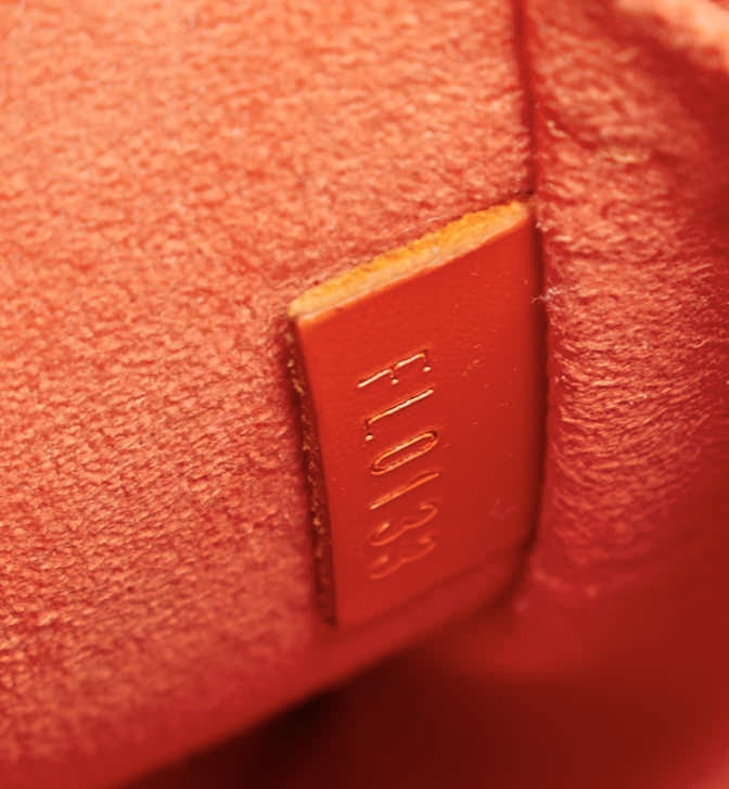 Orange Mandarin Piment Epi Leather Alma PM With Strap — image 11