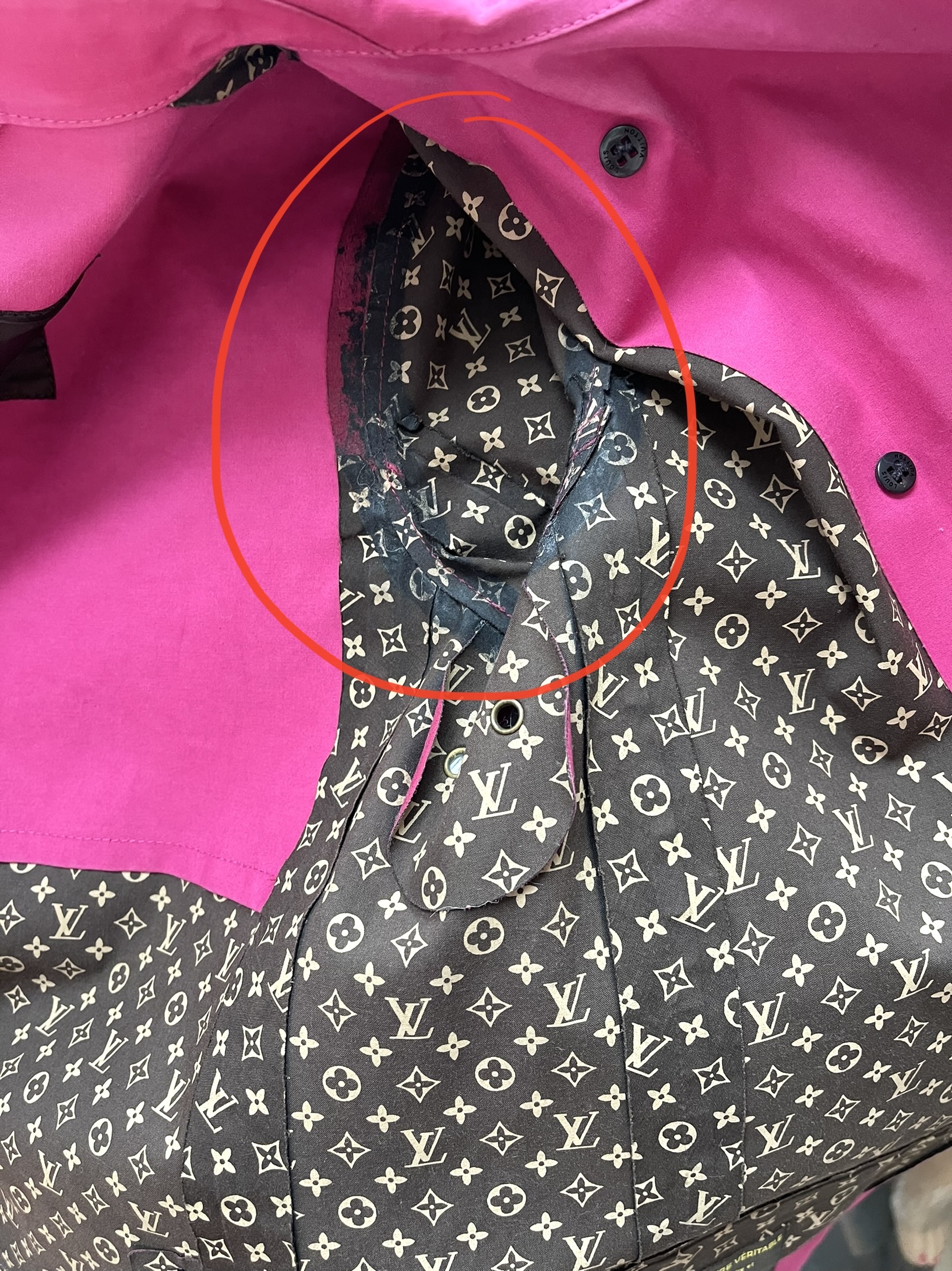 Hot Pink Cotton Mackintosh Double-Breasted Trench Coat — image 13
