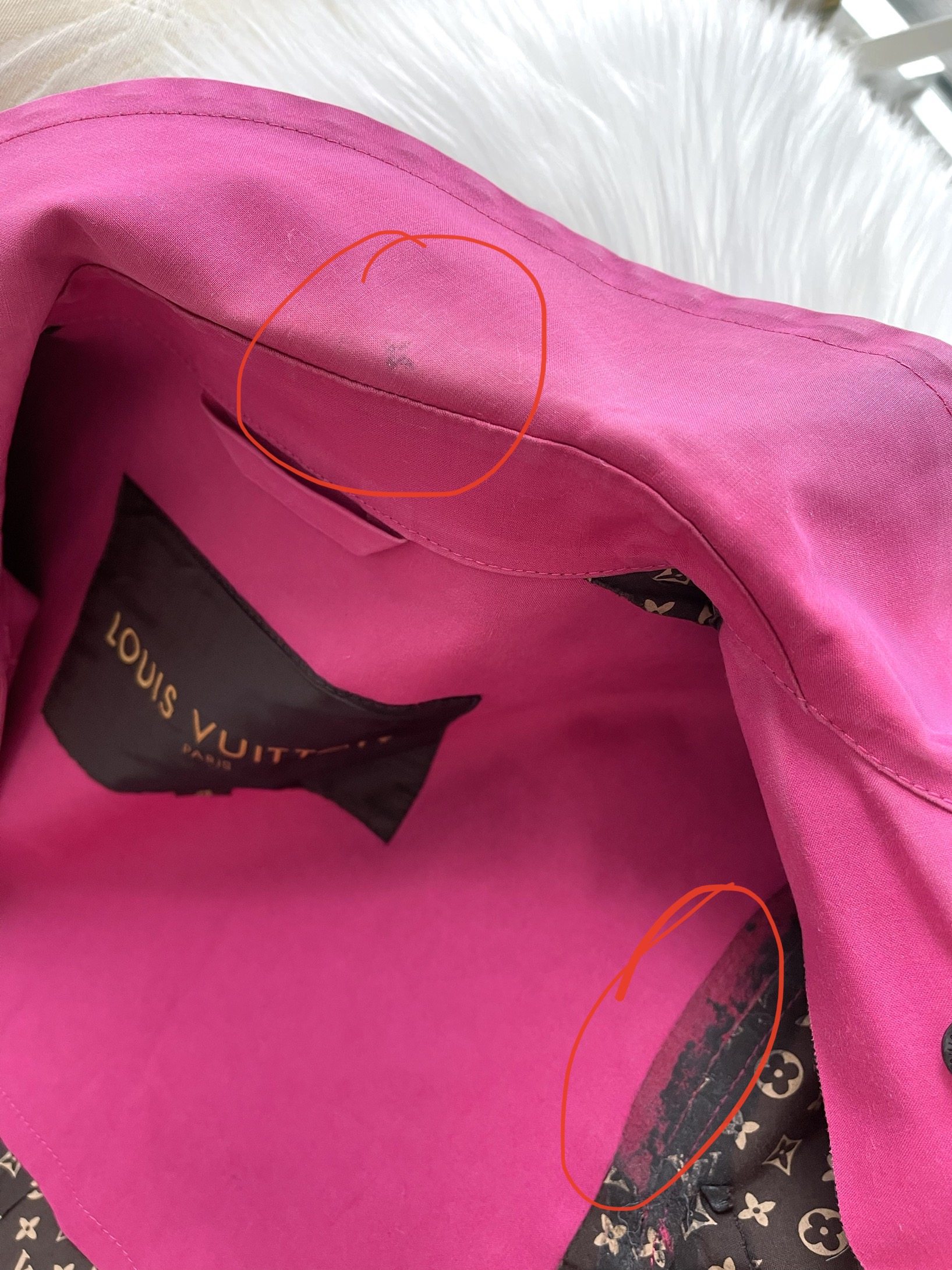 Hot Pink Cotton Mackintosh Double-Breasted Trench Coat — image 15