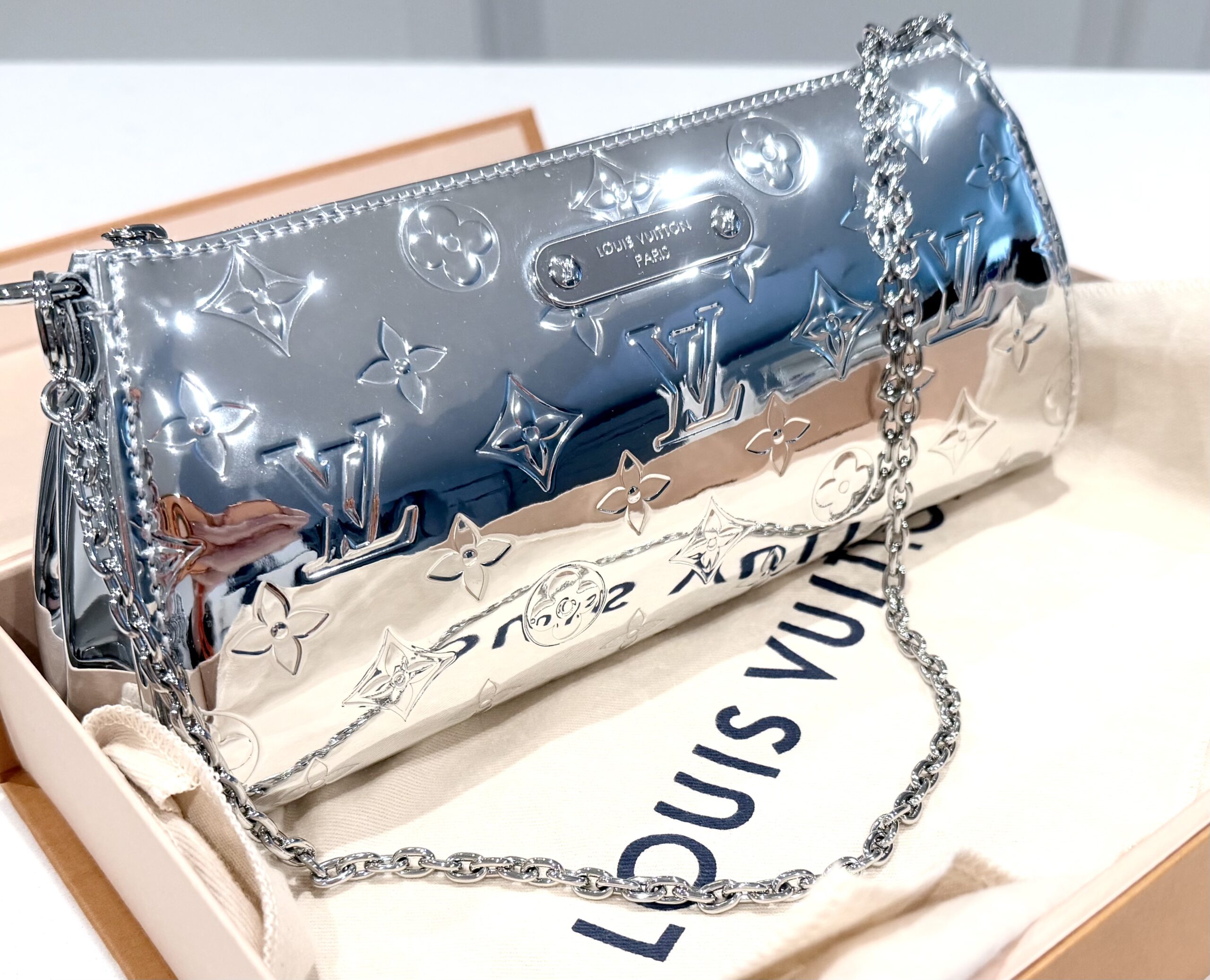 Monogram Miroir Pochette Eva Silver — image 5