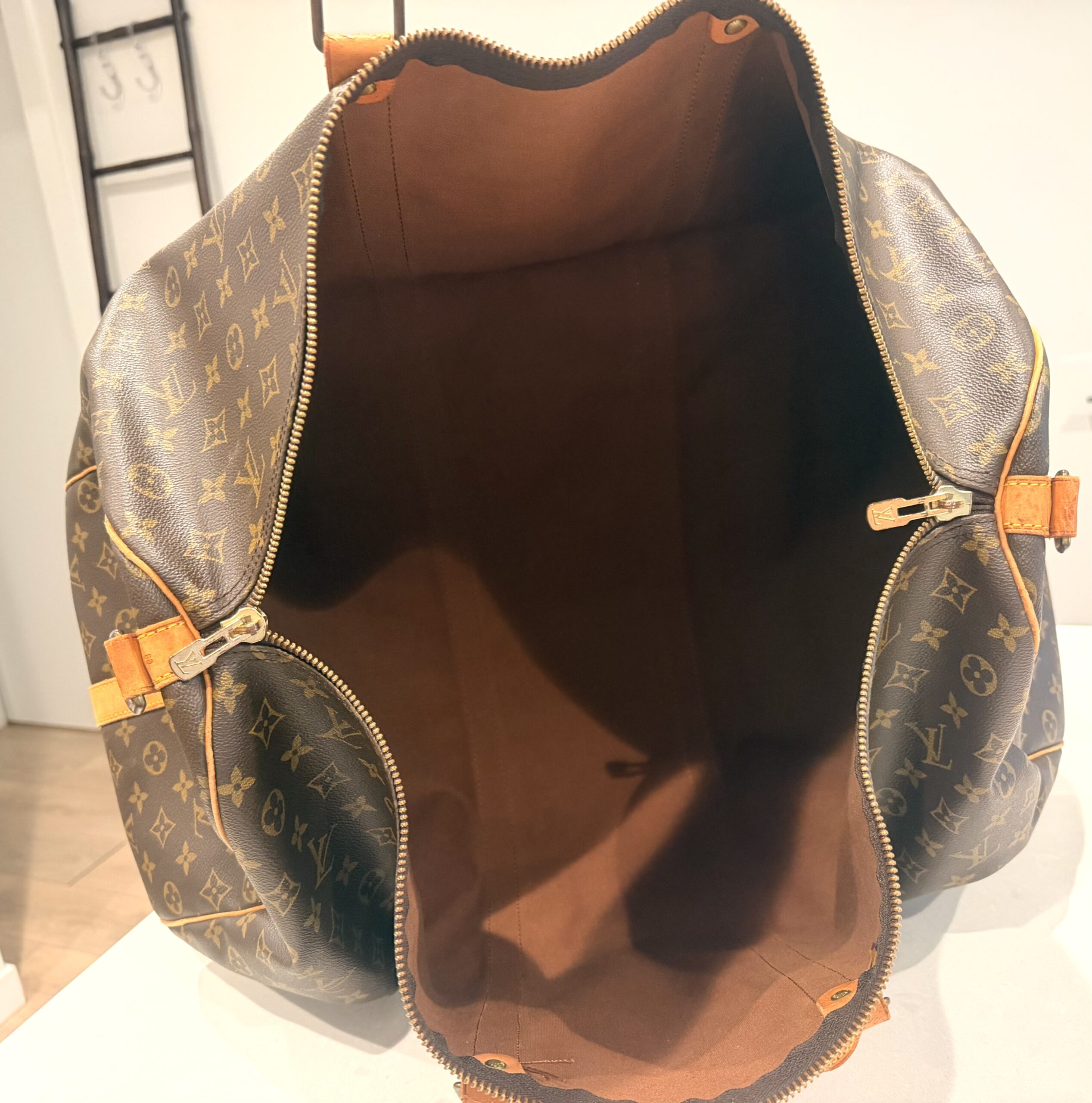Iconic Timeless Monogram Keepall 60 Bandouliere Handbag — image 3