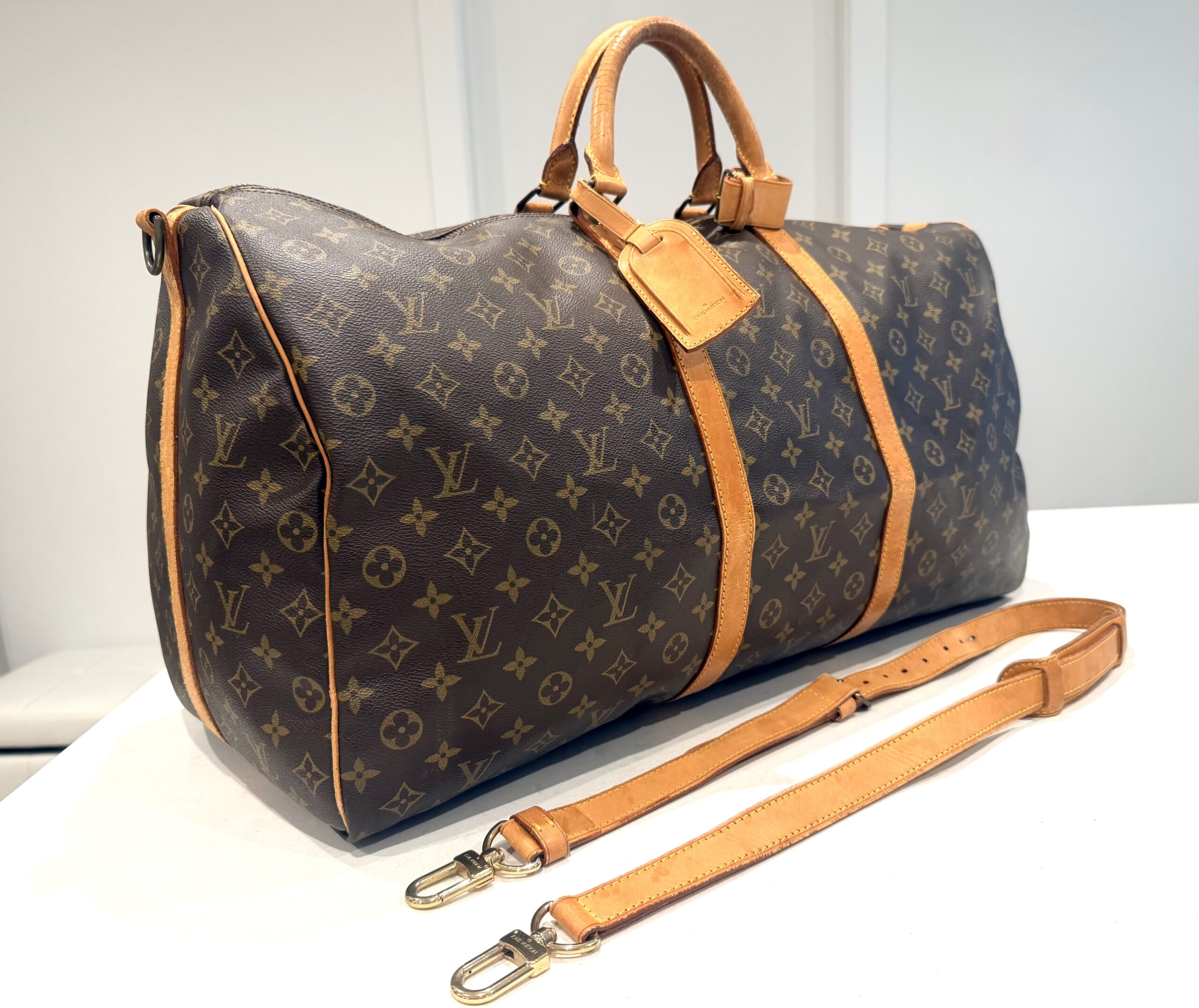 Iconic Timeless Monogram Keepall 60 Bandouliere Handbag — image 6