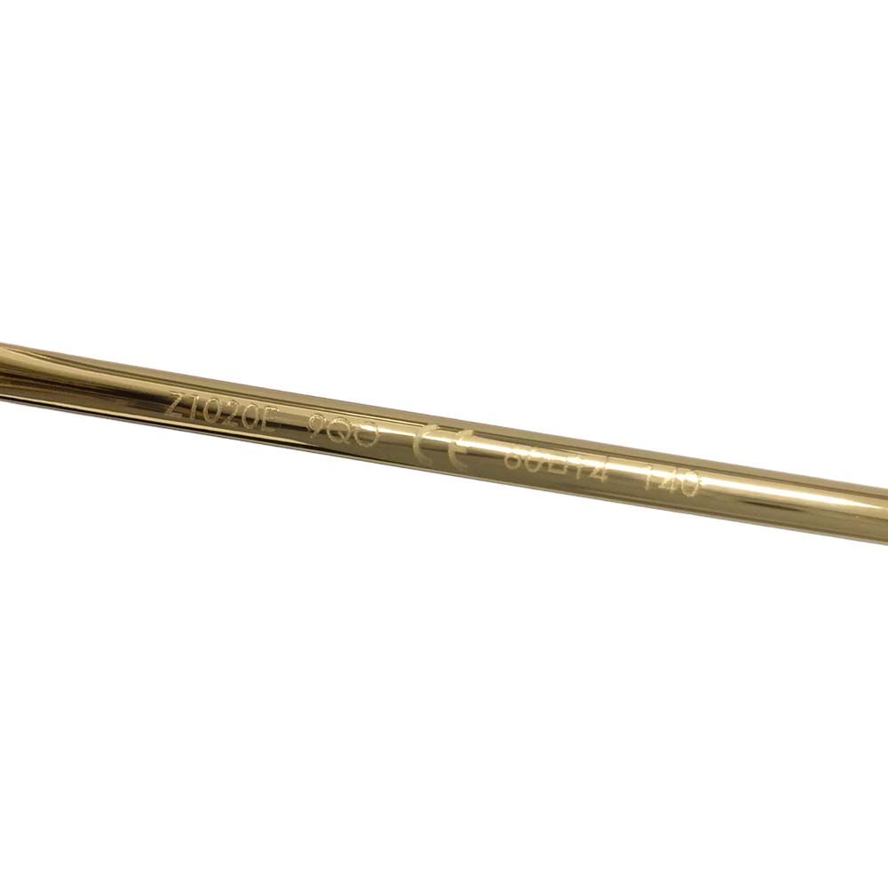 Clockwise Monogram Aviators Gold/Purple Chameleon Sunglasses — image 8