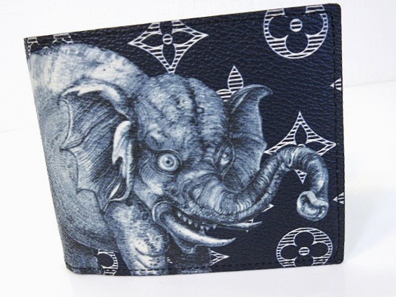 Monogram Savanna Chapman Brothers Rhino Bifold Marco Wallet — image 1
