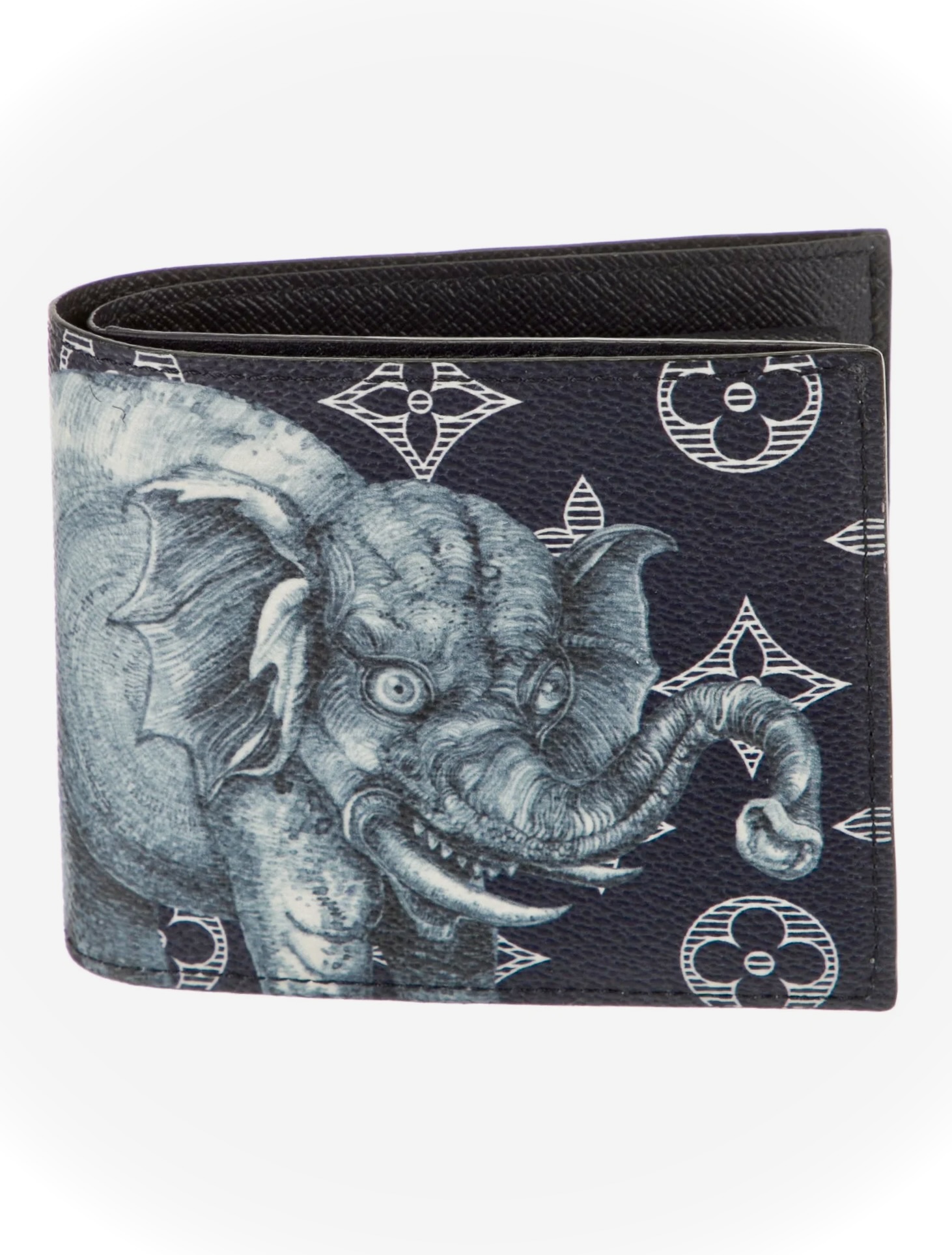 Monogram Savanna Chapman Brothers Rhino Bifold Marco Wallet — image 2