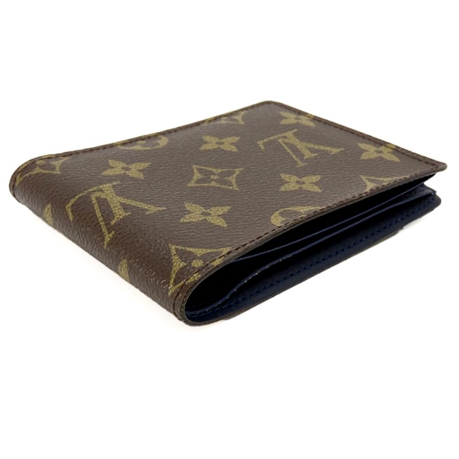 Monogram V-Blue Signature Portefoille Multiple Wallet — image 5