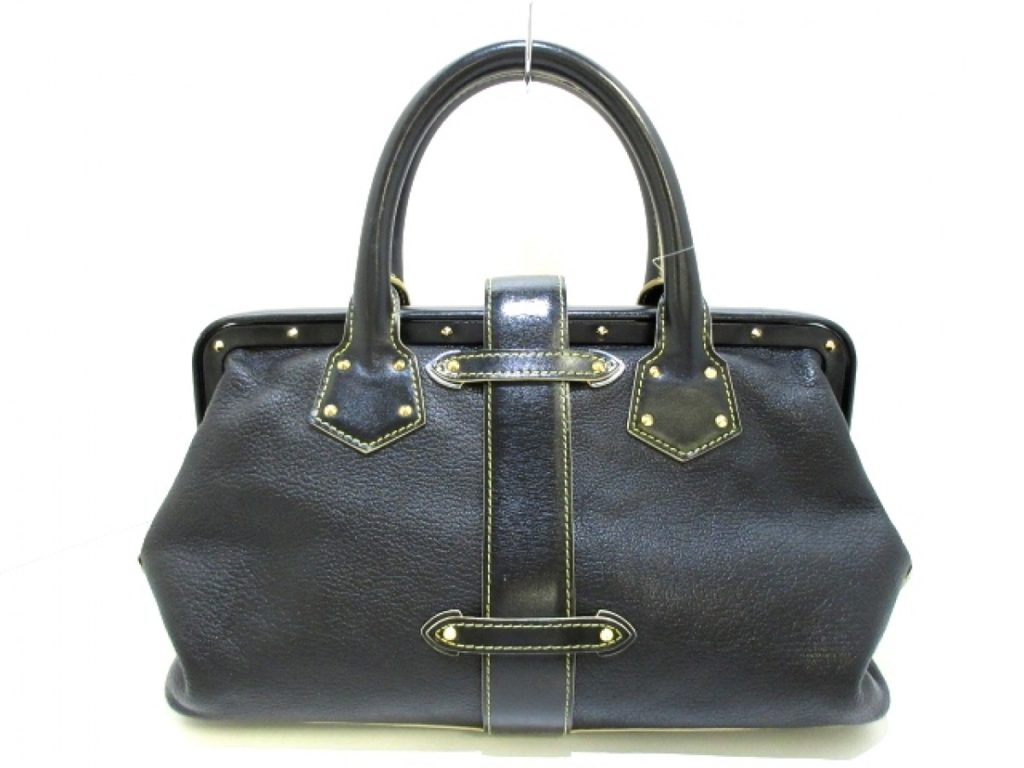 Louis Vuitton L'Ingenieux PM Black Leather Boston Bag