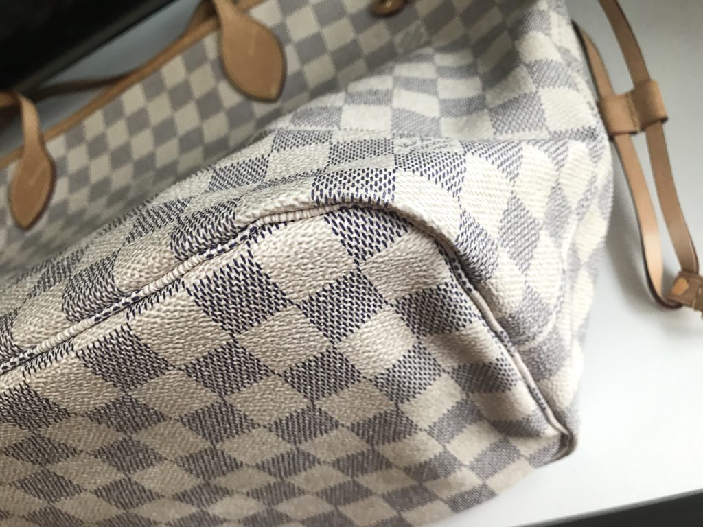 Neverfull MM Damier Azur Tote Bag