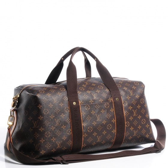 Louis Vuitton Duffel GM Weekender Beaubourg Boston Travel Bag With