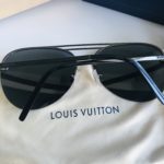 Louis Vuitton Gunmetal Tone/ Dark Grey Monogram Z1019W Clockwise Aviator  Sunglasses