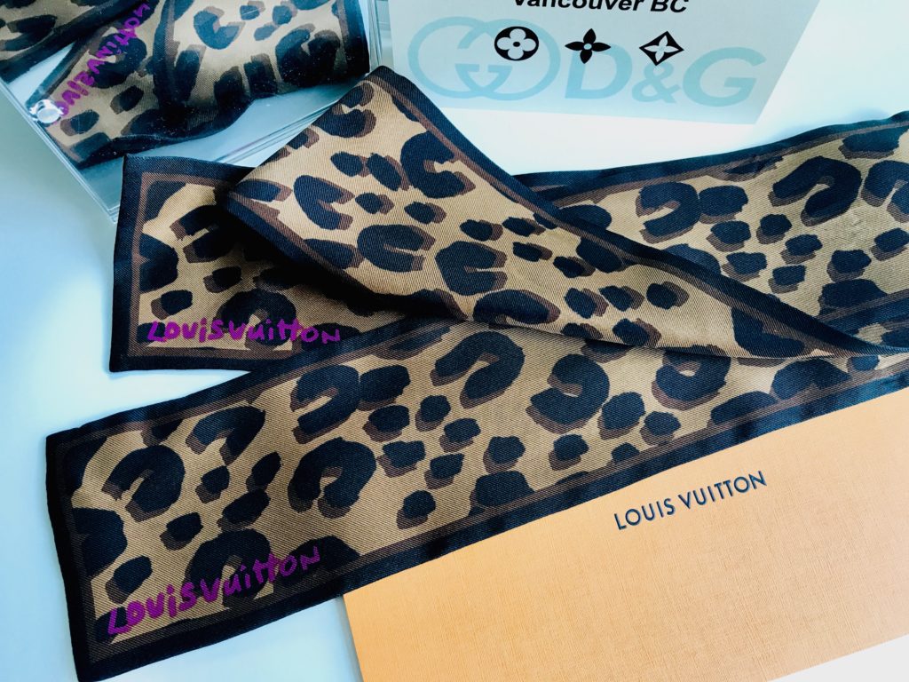 Louis Vuitton Stephen Sprouse Leopard Marron Silk Bandeau