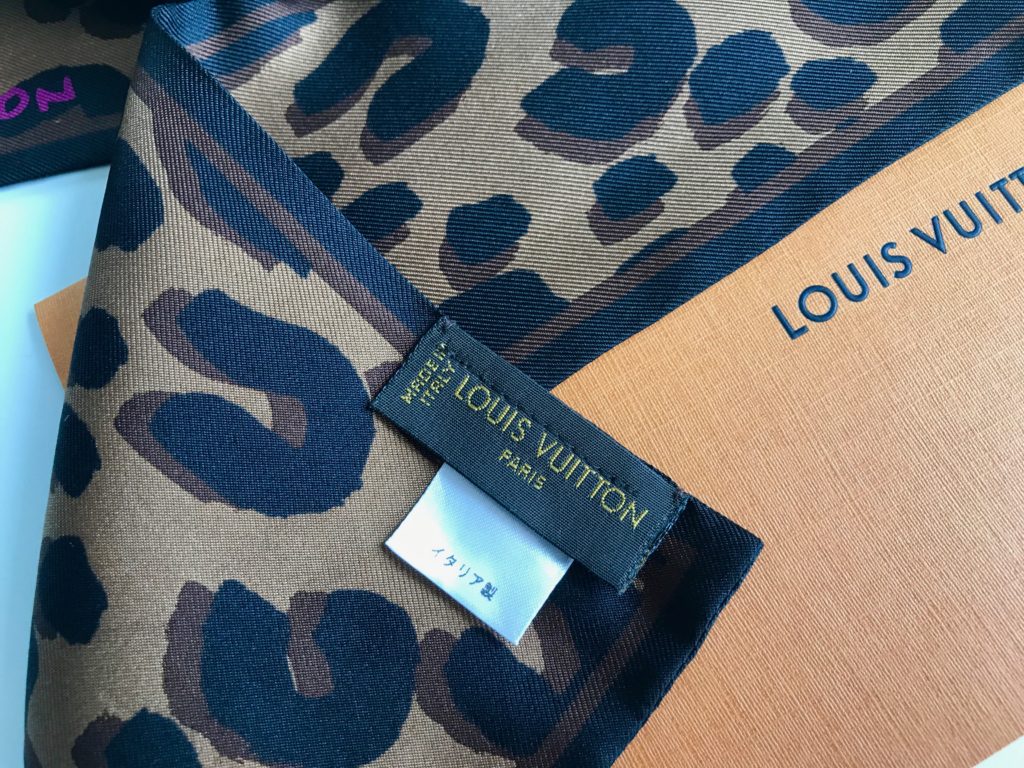 Louis Vuitton Stephen Sprouse Leopard Marron Silk Bandeau