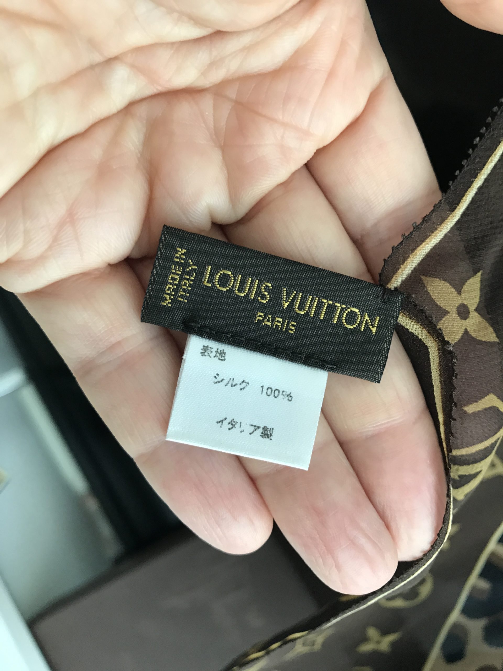 Louis Vuitton Monogram Print Scarf