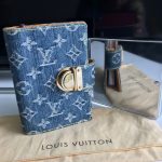 Blue Denim Louis Vuitton Diary Golden Yellow Leather Cloth ref.126135 -  Joli Closet