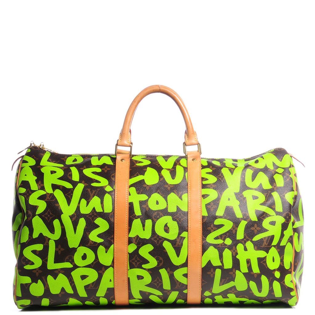 Louis Vuitton Monogram Canvas Neon Green Graffiti Stephen, 52% OFF
