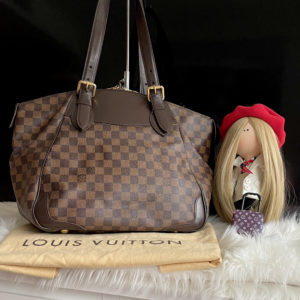 Louis Vuitton Hampstead MM Damier Ebene Tote Bag