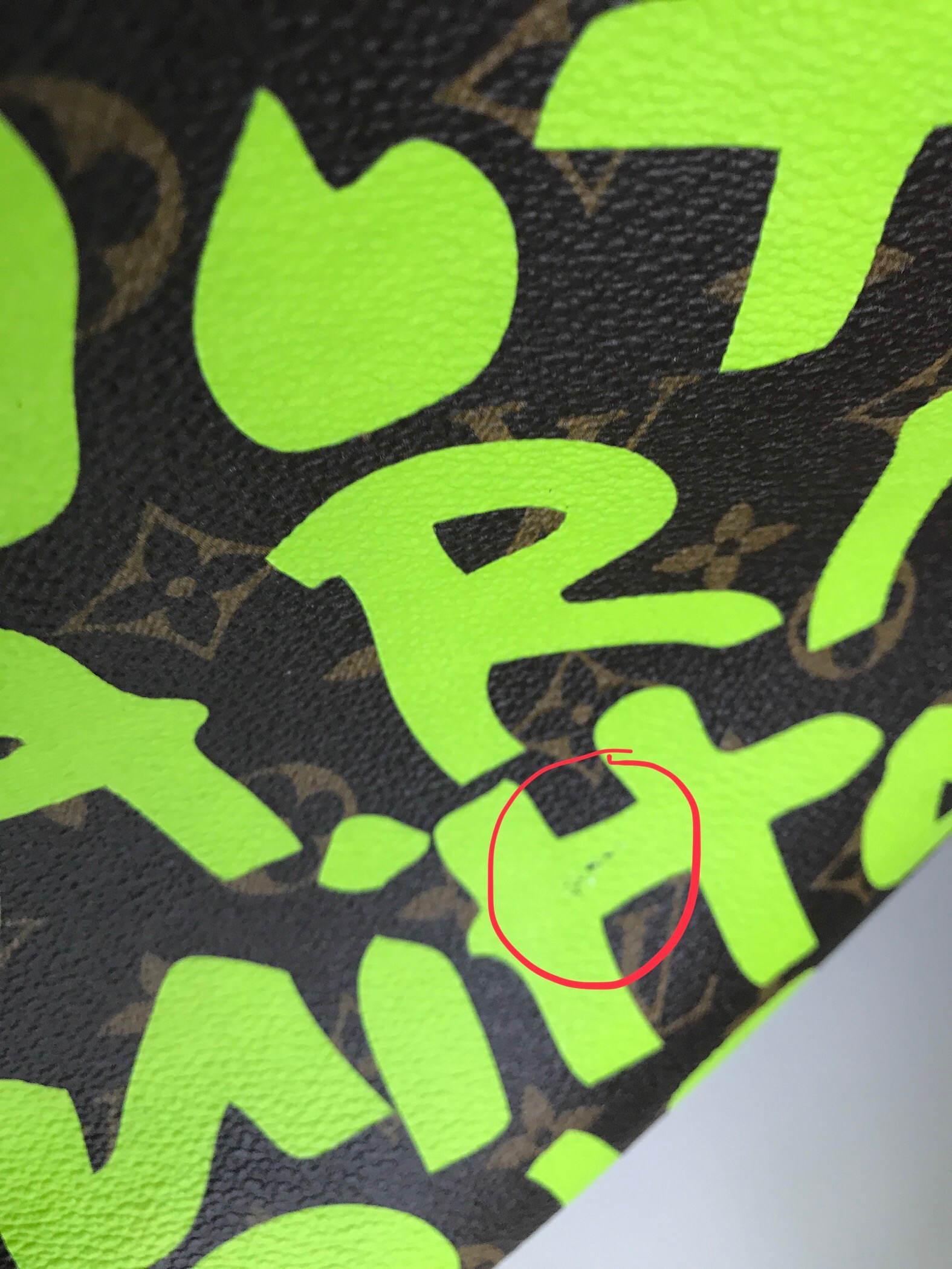 Stephen Sprouse x Louis Vuitton Green Monogram Graffiti Keepall 50  QJB0GJ2TGB054