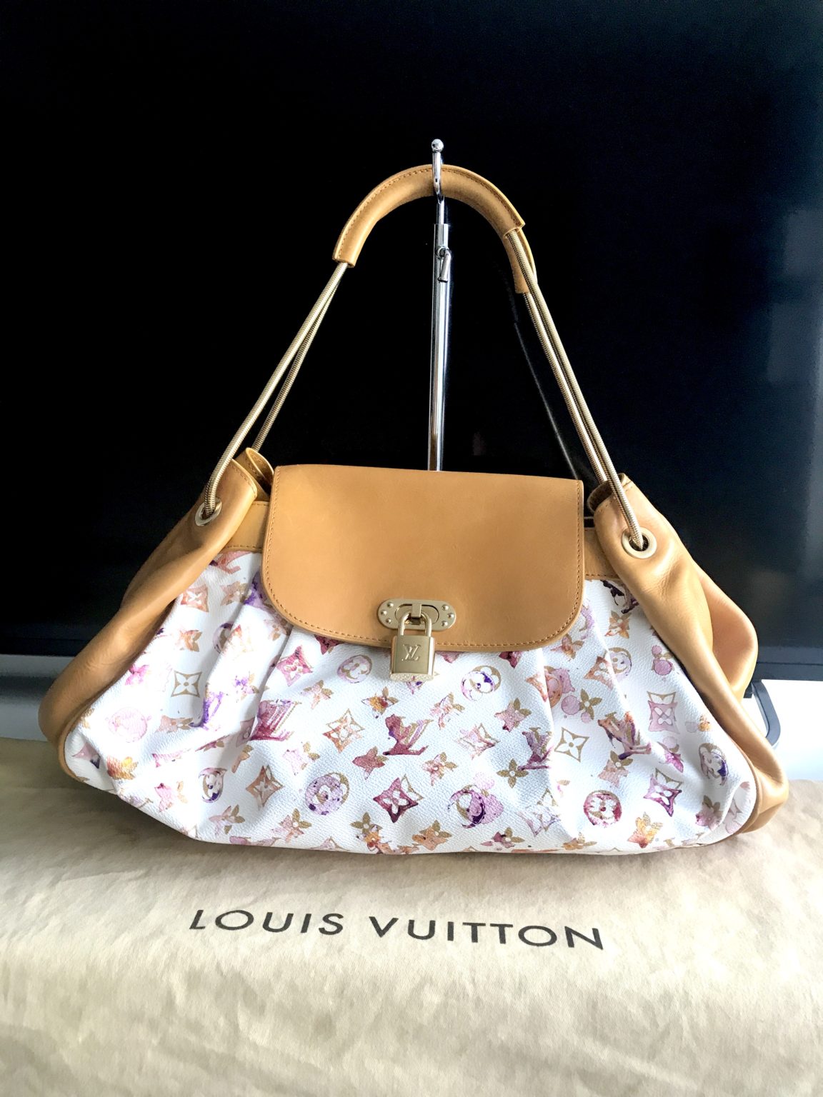 Louis Vuitton Jamais Richard Prince Aquarelle White Watercolor Tote