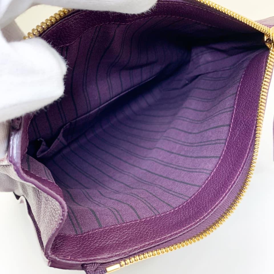 Louis Vuitton, Bags, Louis Vuitton Petillante Monogram Empreinte Clutch  In Ombr Excellent Condition