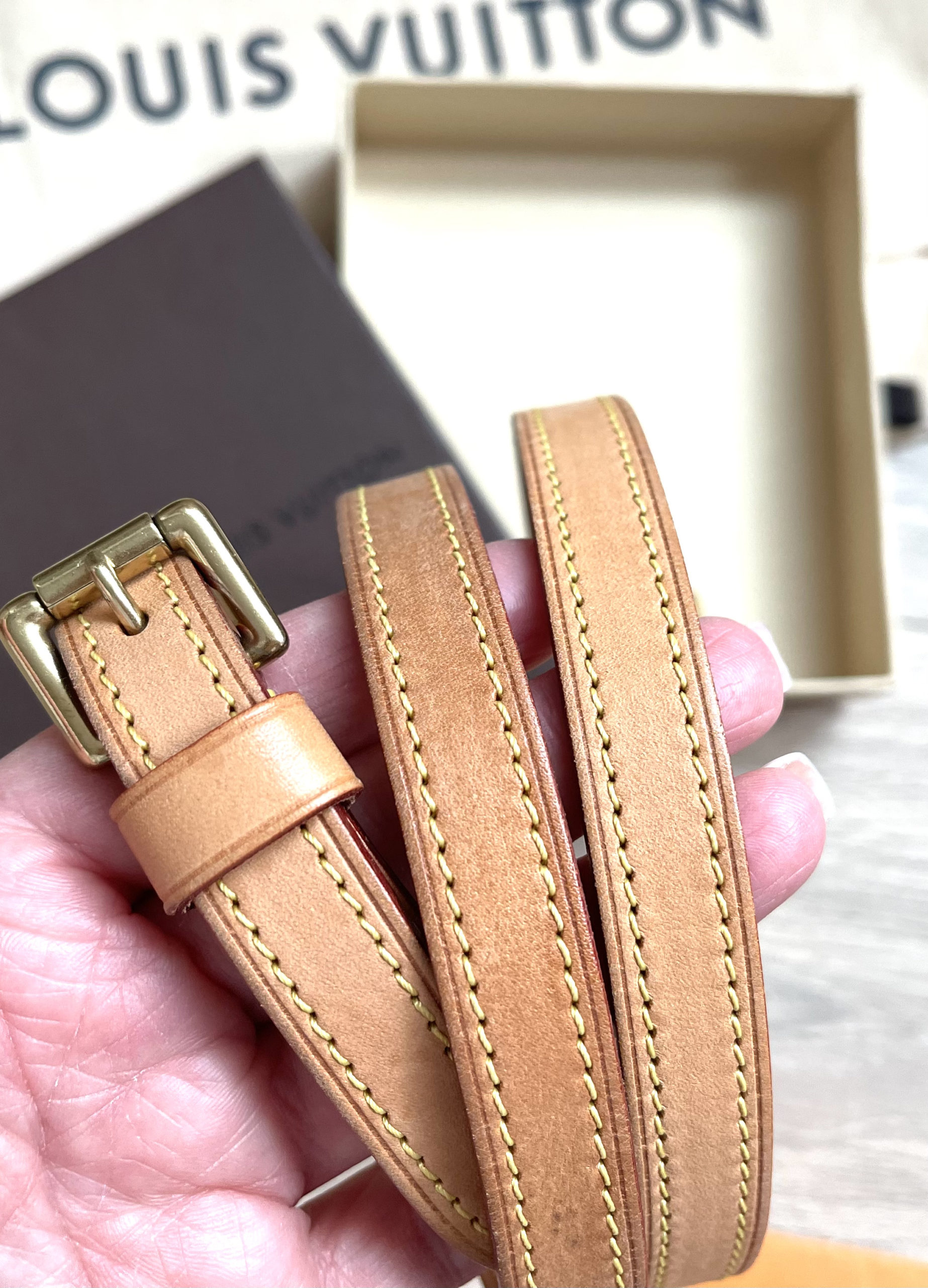 Vachetta Leather Adjustable Strap 11mm for Your Bags 